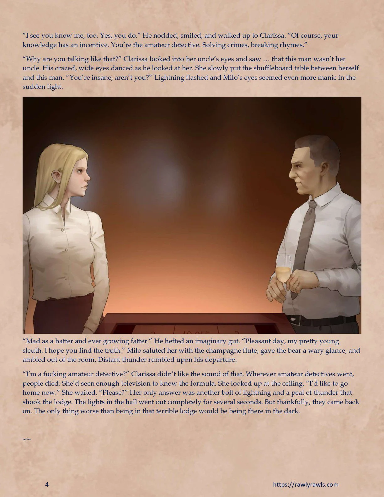 Murder At Palmer Lodge [Laimov , RawlyRawls] Chapter 5 - Page 4