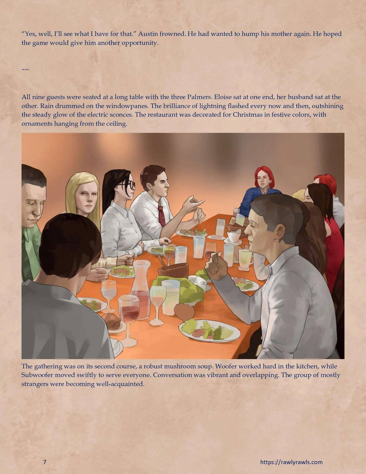 Murder At Palmer Lodge [Laimov , RawlyRawls] Chapter 5 - Page 7