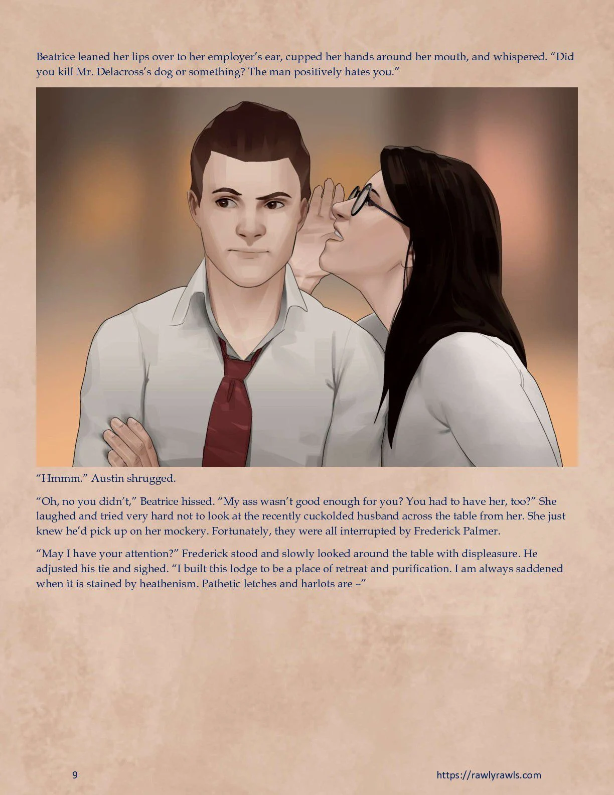 Murder At Palmer Lodge [Laimov , RawlyRawls] Chapter 5 - Page 9