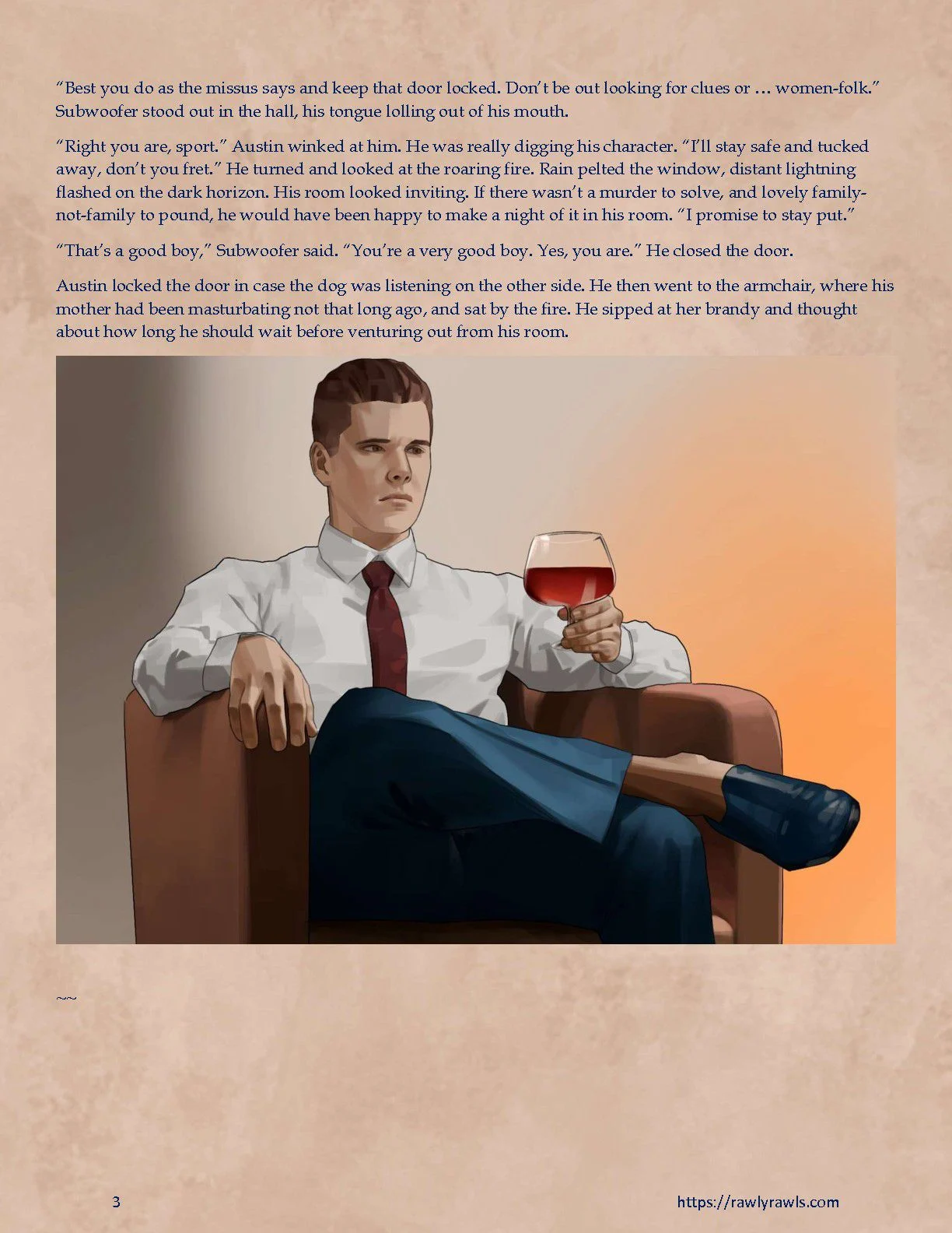 Murder At Palmer Lodge [Laimov , RawlyRawls] Chapter 6 - Page 3