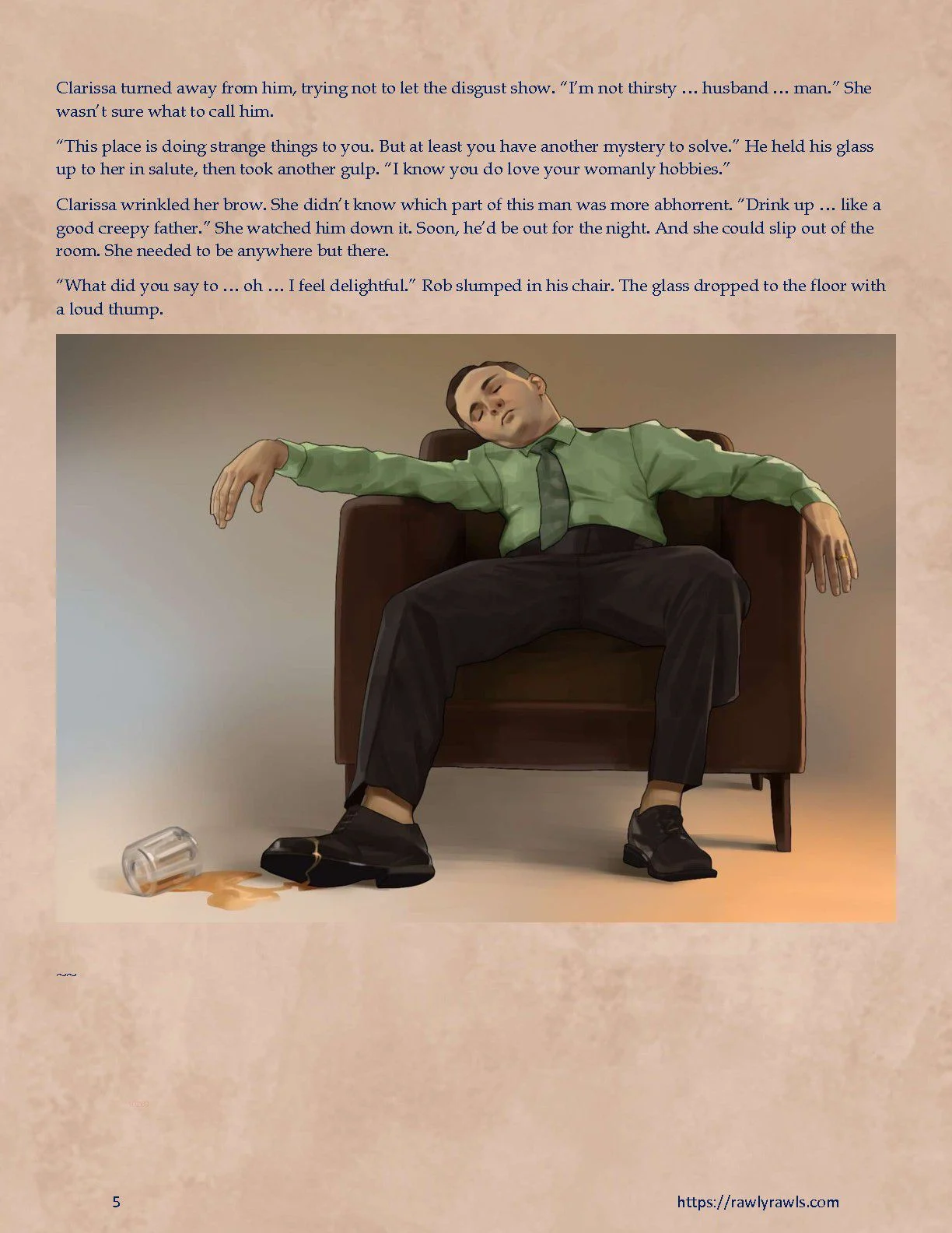Murder At Palmer Lodge [Laimov , RawlyRawls] Chapter 6 - Page 5