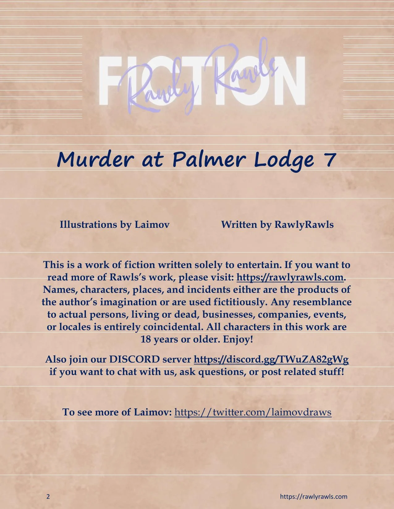 Murder At Palmer Lodge [Laimov , RawlyRawls] Chapter 7 - Page 2