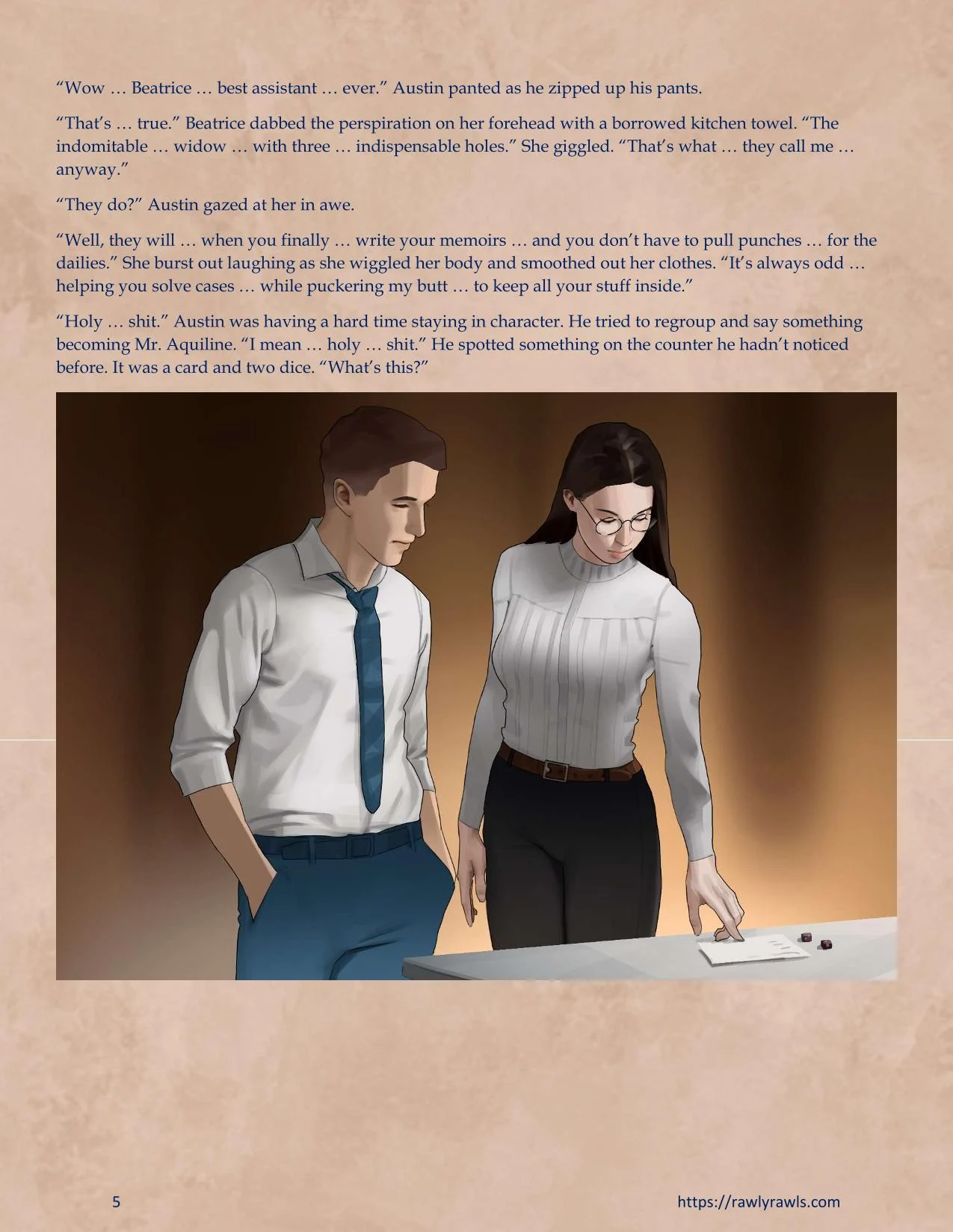 Murder At Palmer Lodge [Laimov , RawlyRawls] Chapter 7 - Page 5