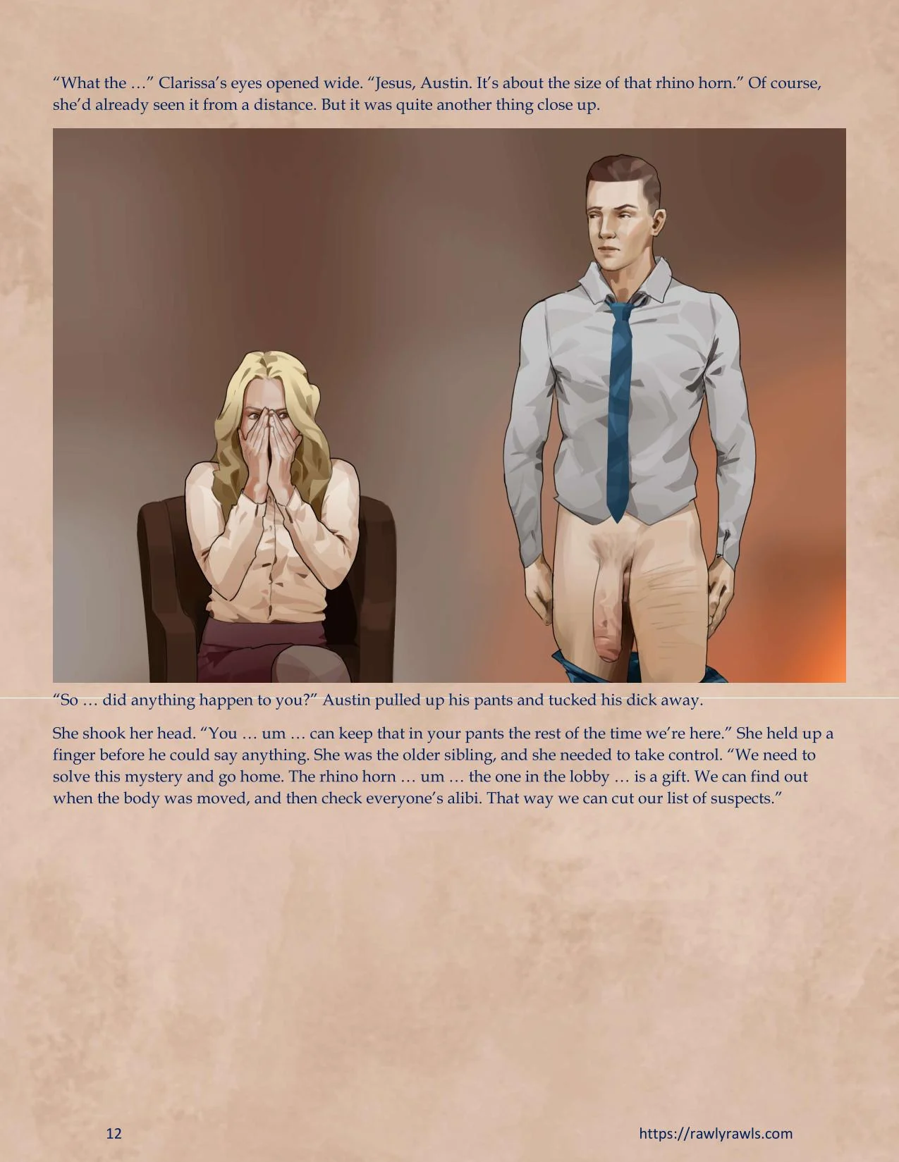 Murder At Palmer Lodge [Laimov , RawlyRawls] Chapter 9 - Page 12