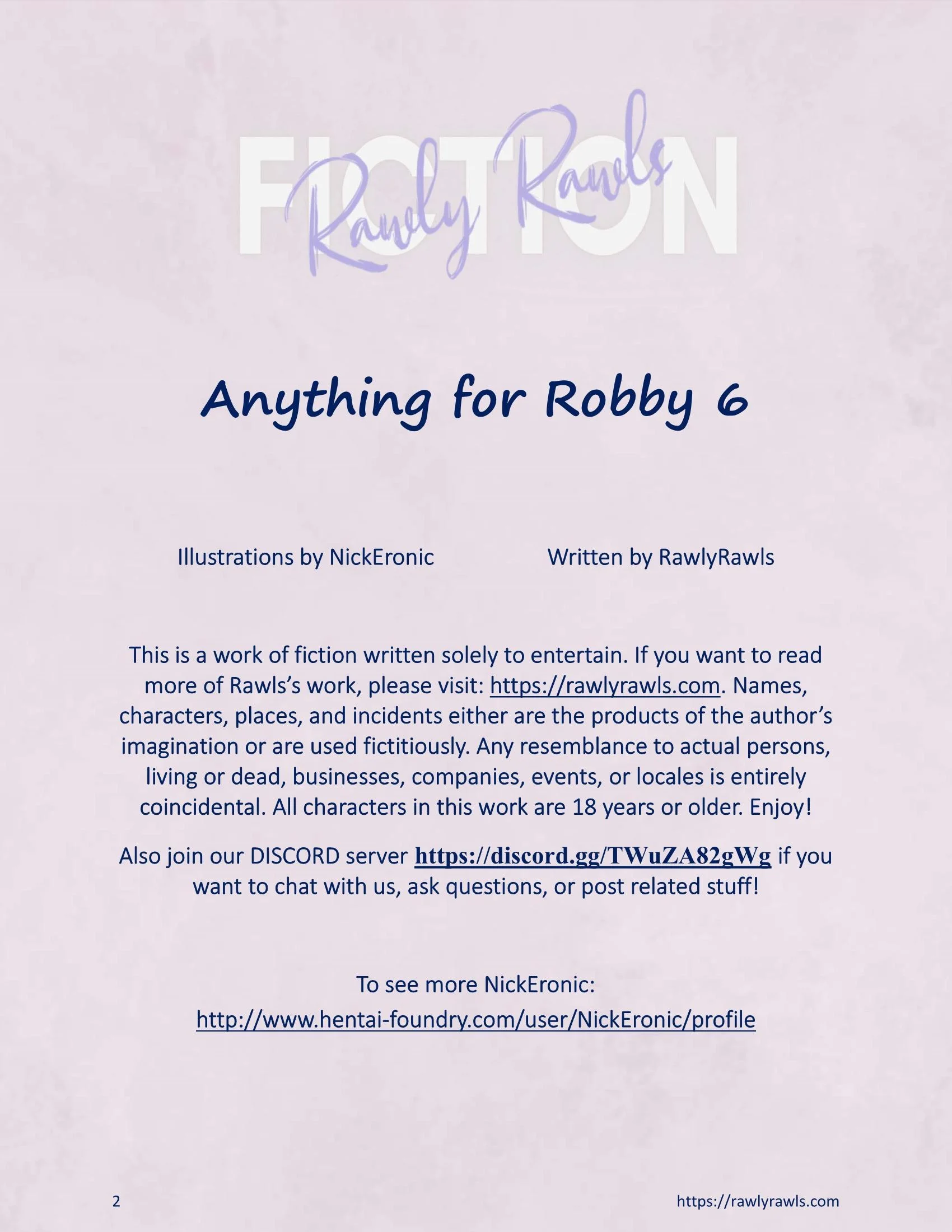 Anything For Robby [Nick Eronic , RawlyRawls] Chapter 6 - Page 2