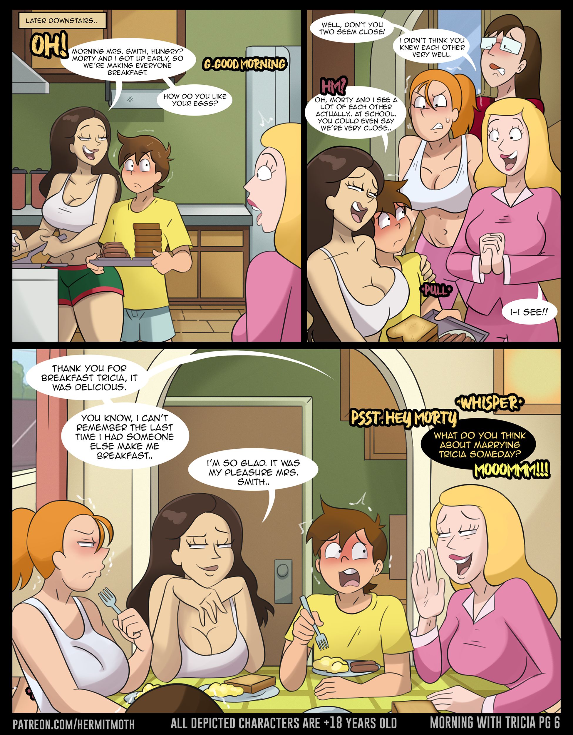 Aw Jeez Tricia (Rick and Morty) [Hermit Moth] Chapter 2 - Page 6