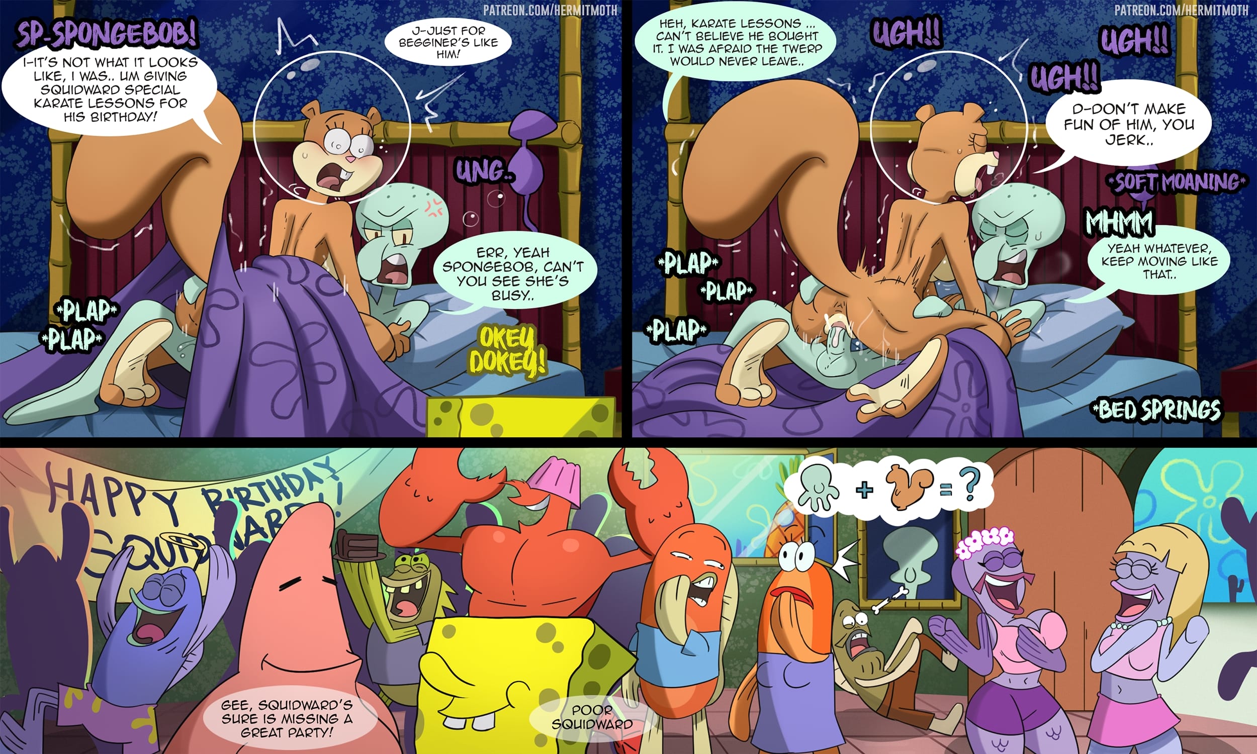 Three Sandy Cheeks Oneshots (SpongeBob SquarePants) [Hermit Moth] Chapter 1 - Page 3