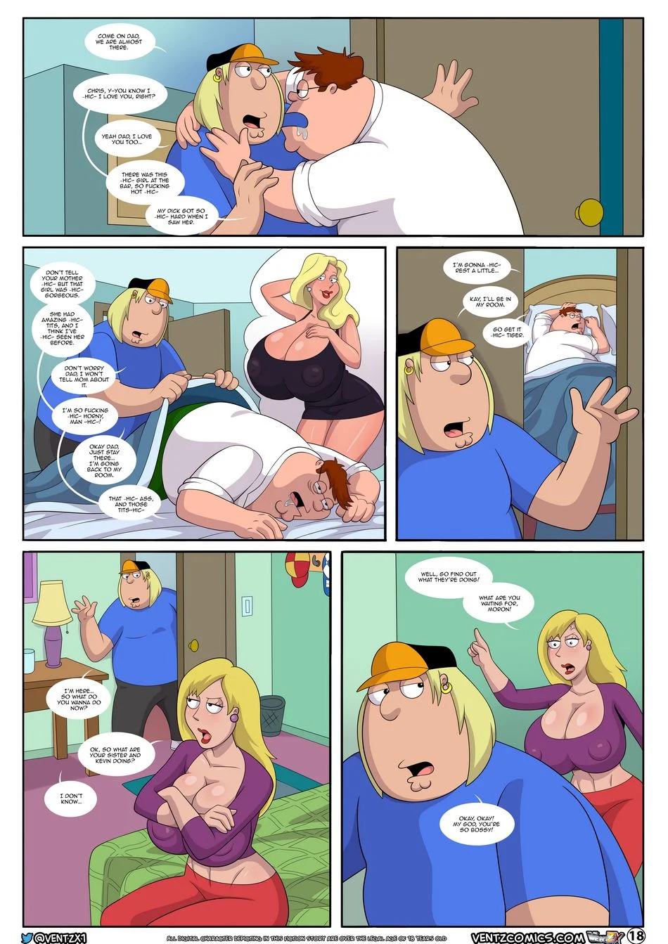 Quahog Diaries (Family Guy) [Arabatos] Chapter 3 - Page 18