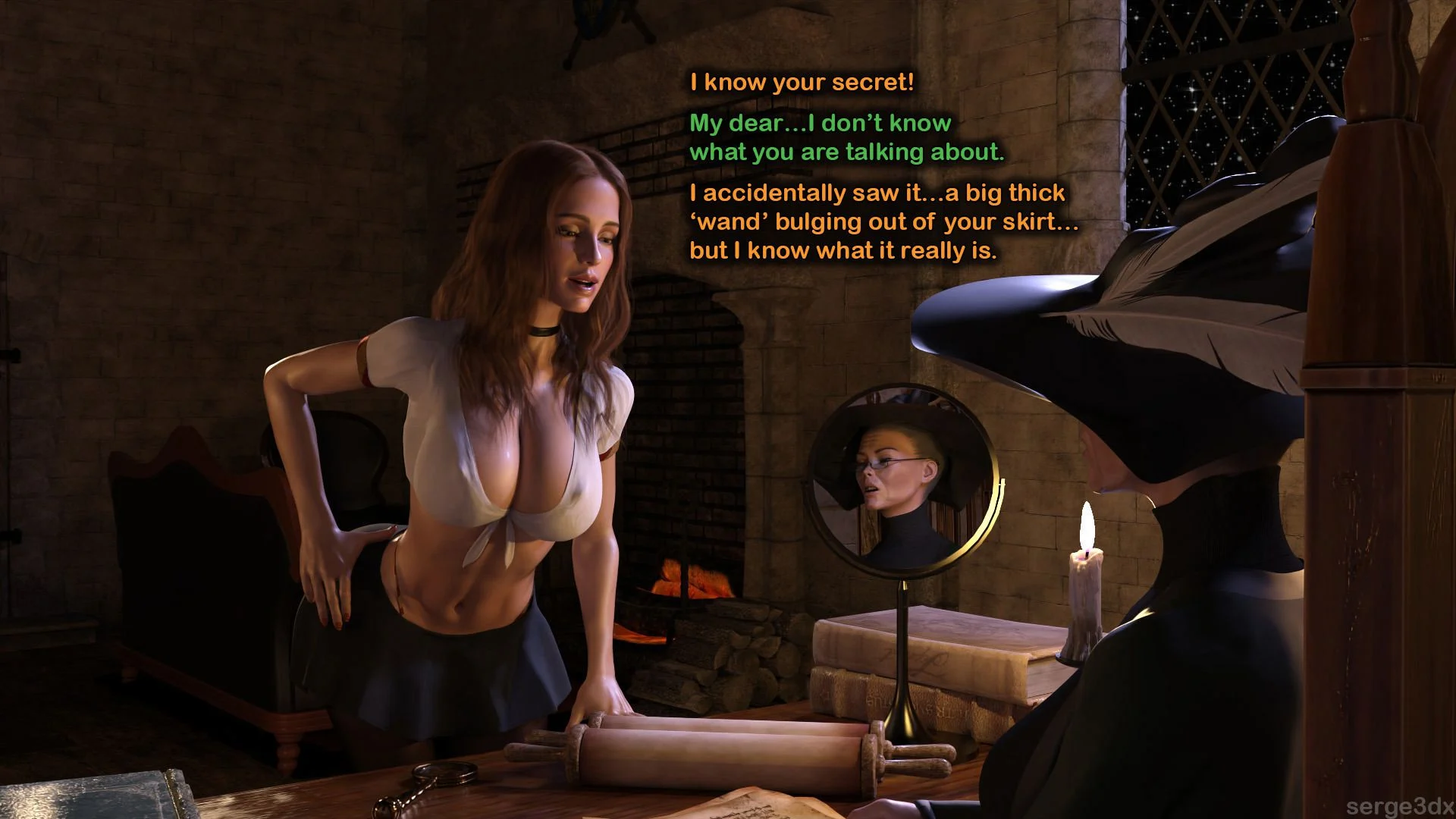 Hermione Granger and the Professor’s Wand (Harry Potter) [Serge3DX] Chapter 1 - Page 10