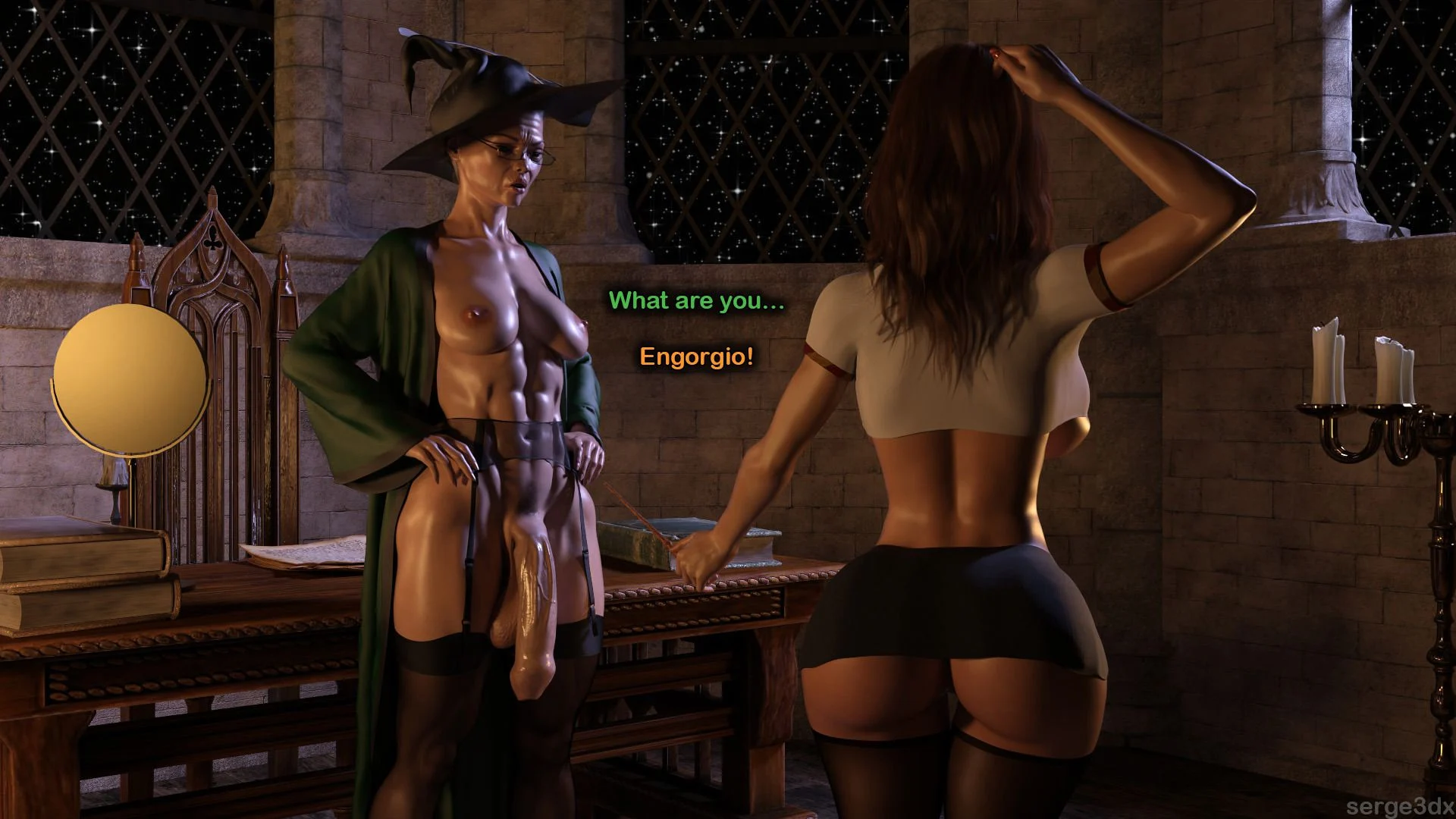 Hermione Granger and the Professor’s Wand (Harry Potter) [Serge3DX] Chapter 1 - Page 122