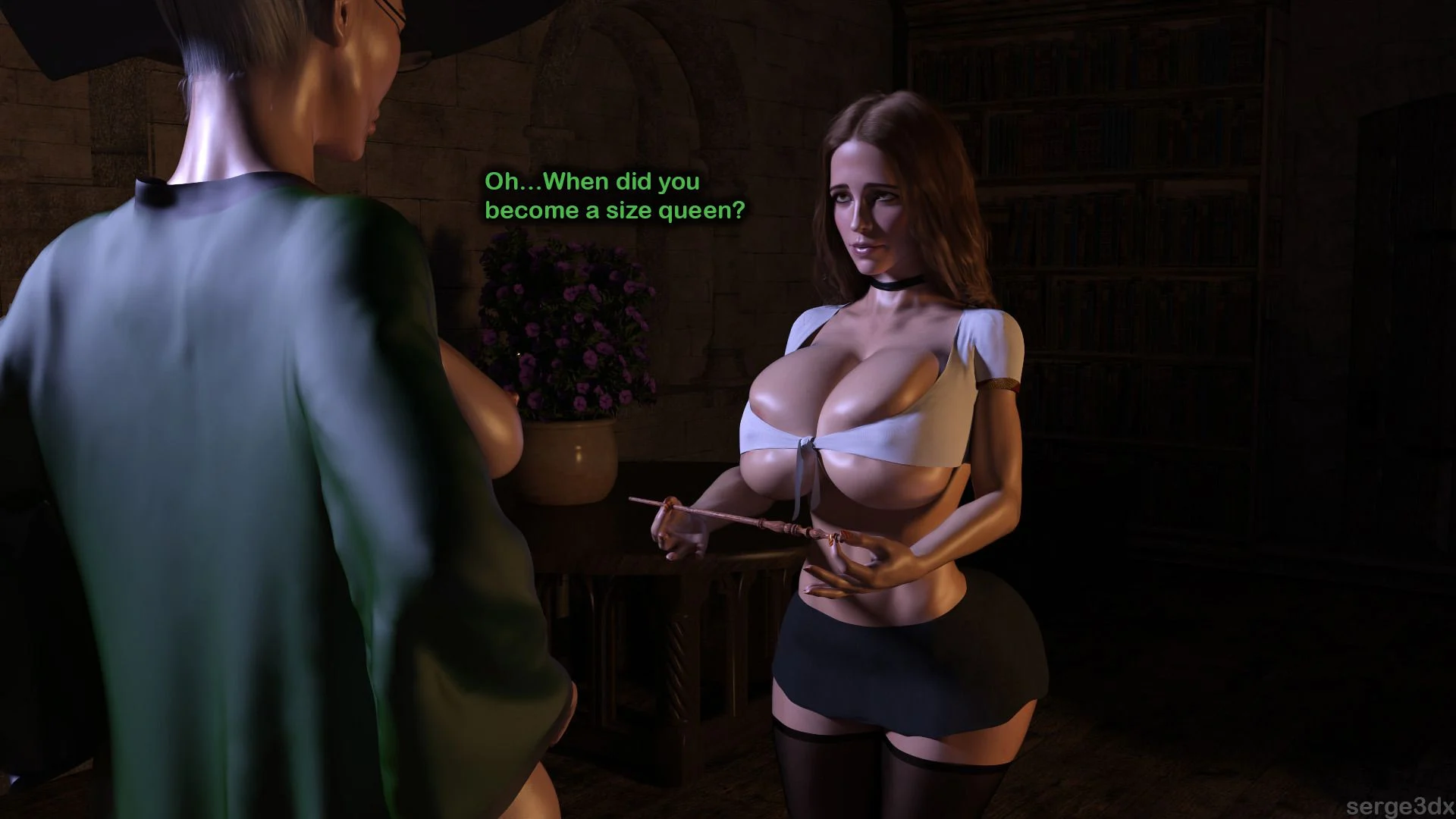 Hermione Granger and the Professor’s Wand (Harry Potter) [Serge3DX] Chapter 1 - Page 124