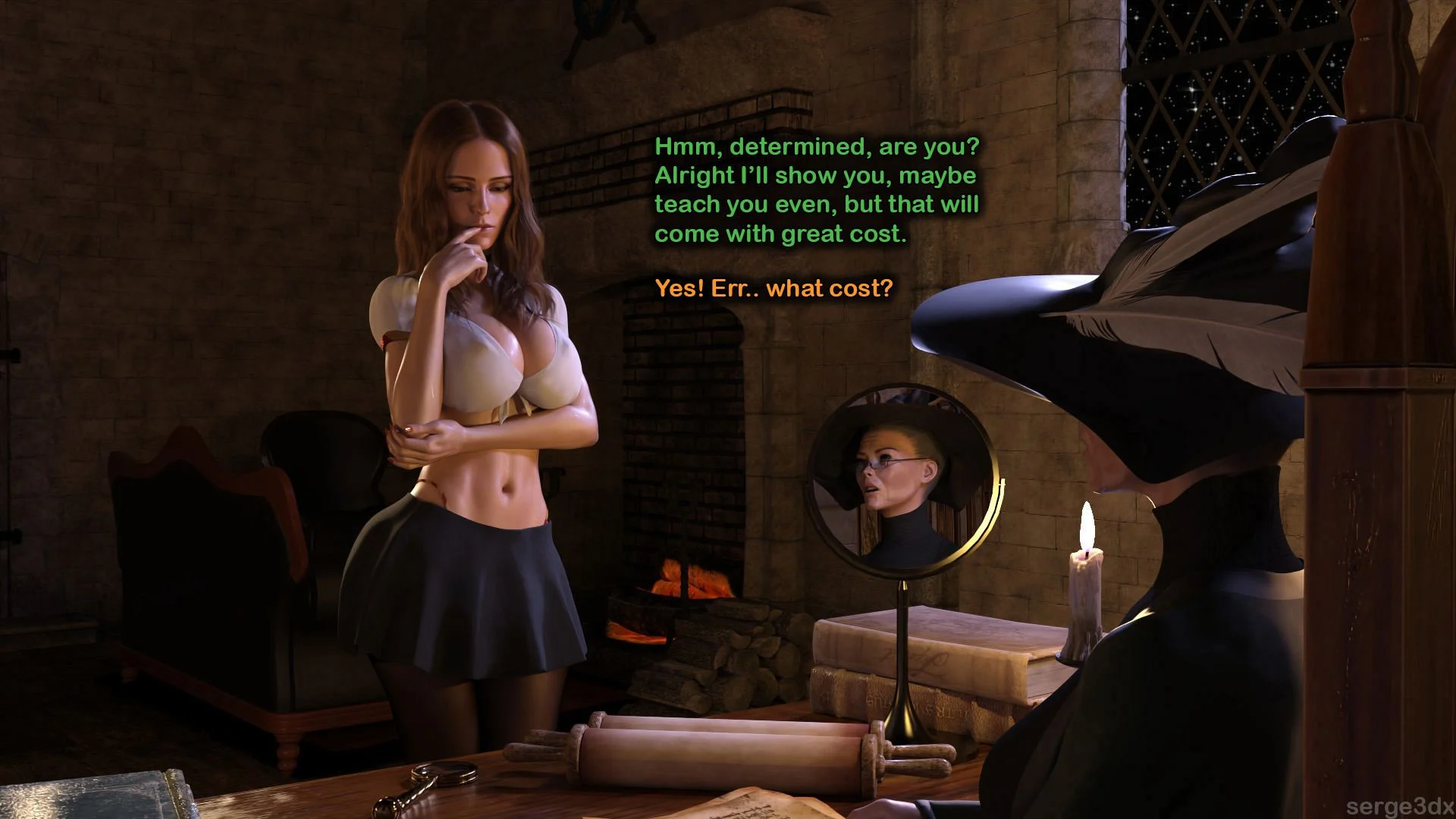 Hermione Granger and the Professor’s Wand (Harry Potter) [Serge3DX] Chapter 1 - Page 15