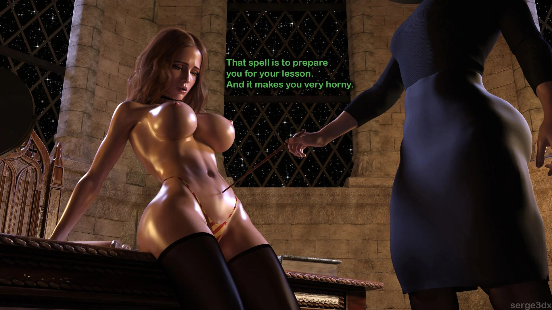 Hermione Granger and the Professor’s Wand (Harry Potter) [Serge3DX] Chapter 1 - Page 24