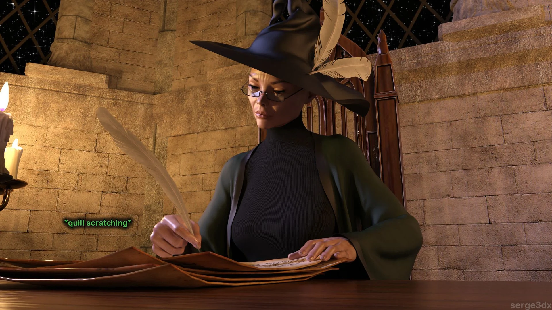 Hermione Granger and the Professor’s Wand (Harry Potter) [Serge3DX] Chapter 1 - Page 4