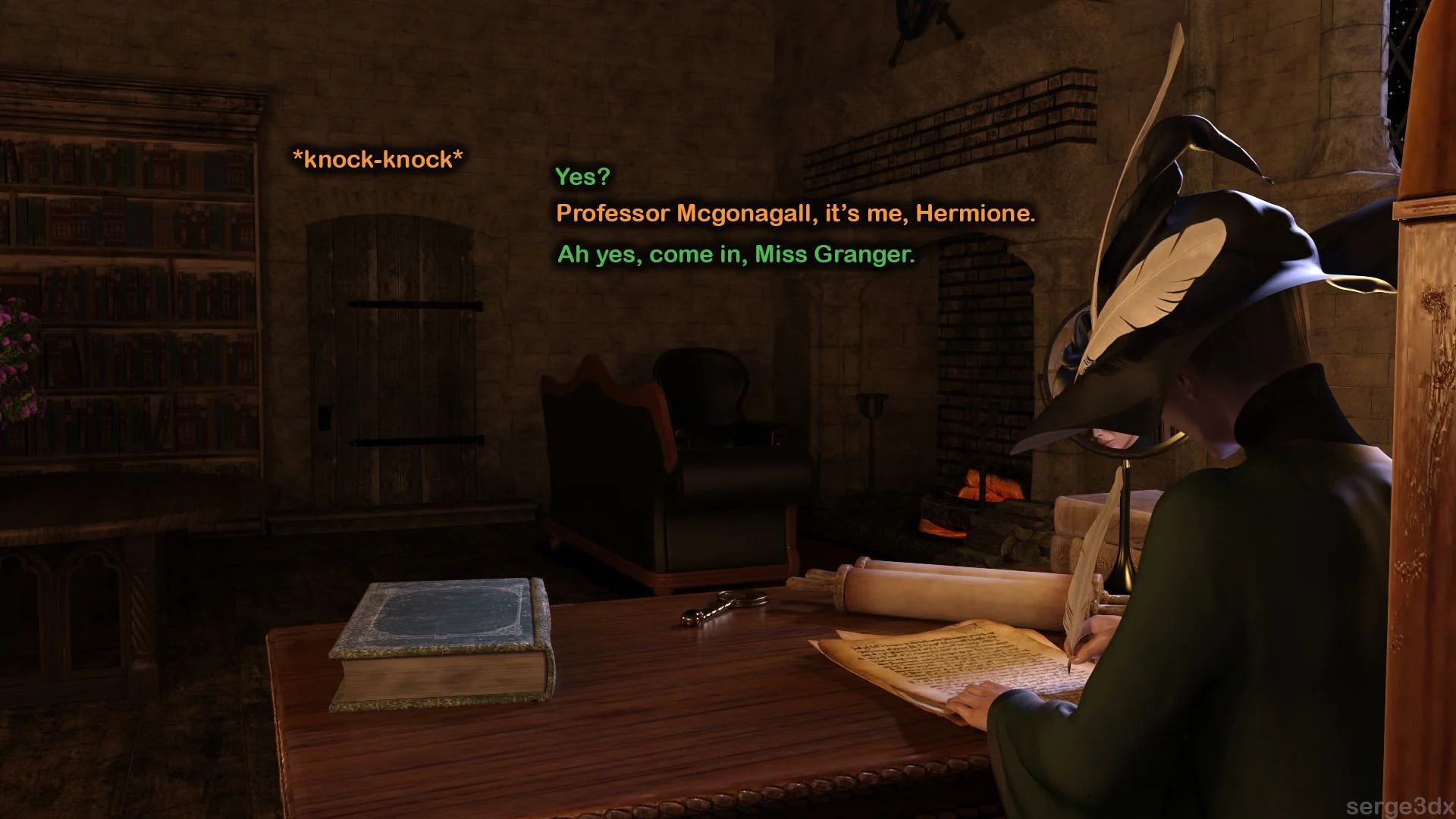 Hermione Granger and the Professor’s Wand (Harry Potter) [Serge3DX] Chapter 1 - Page 5