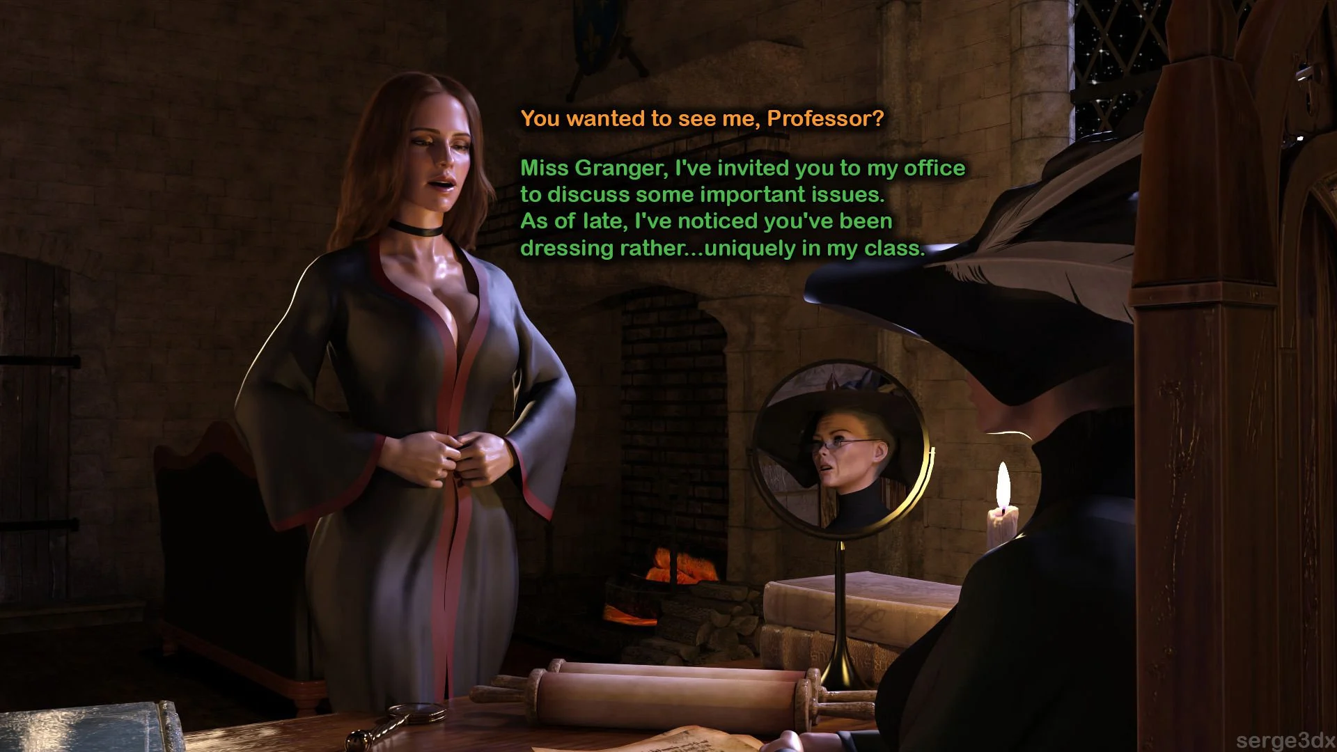 Hermione Granger and the Professor’s Wand (Harry Potter) [Serge3DX] Chapter 1 - Page 7