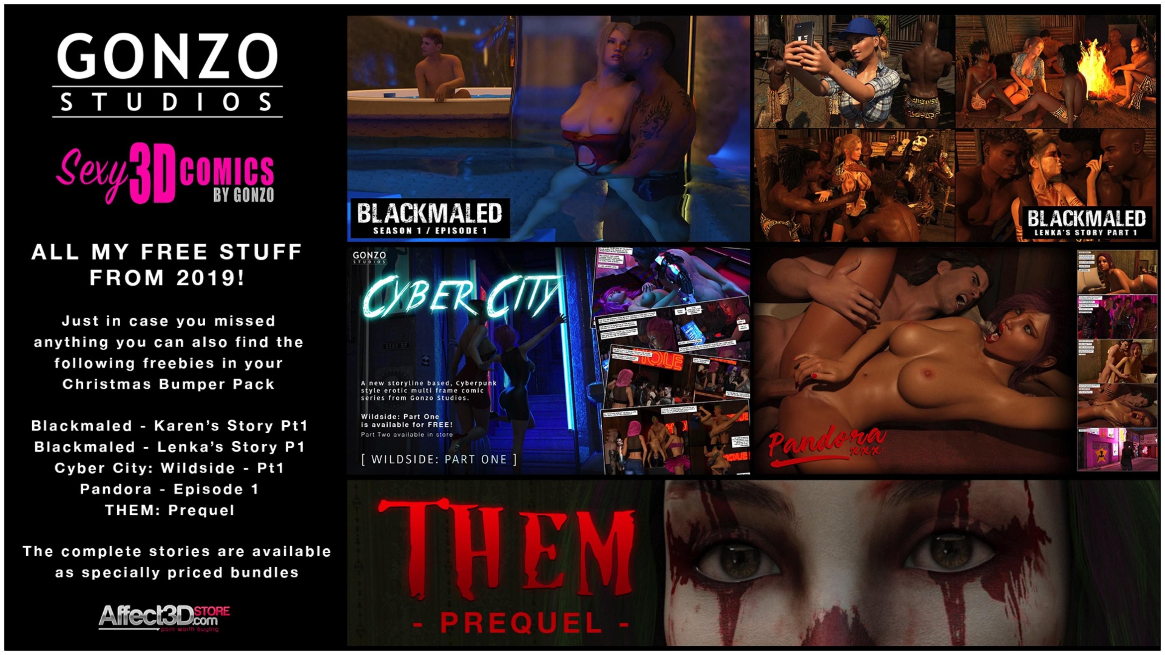 Blackmaled [Sexy3DComics] Free Christmas Gift - Page 3