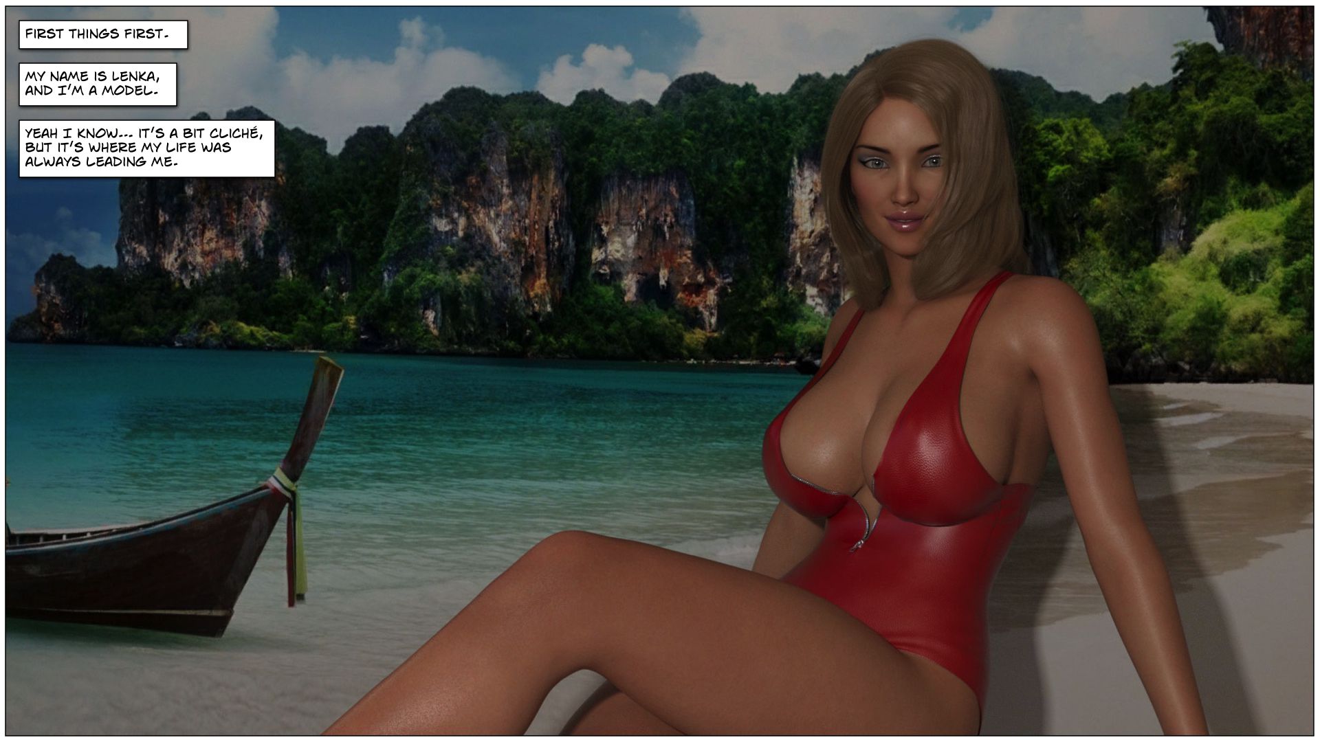 Blackmaled [Sexy3DComics] Lenka's Story 1 - Page 4