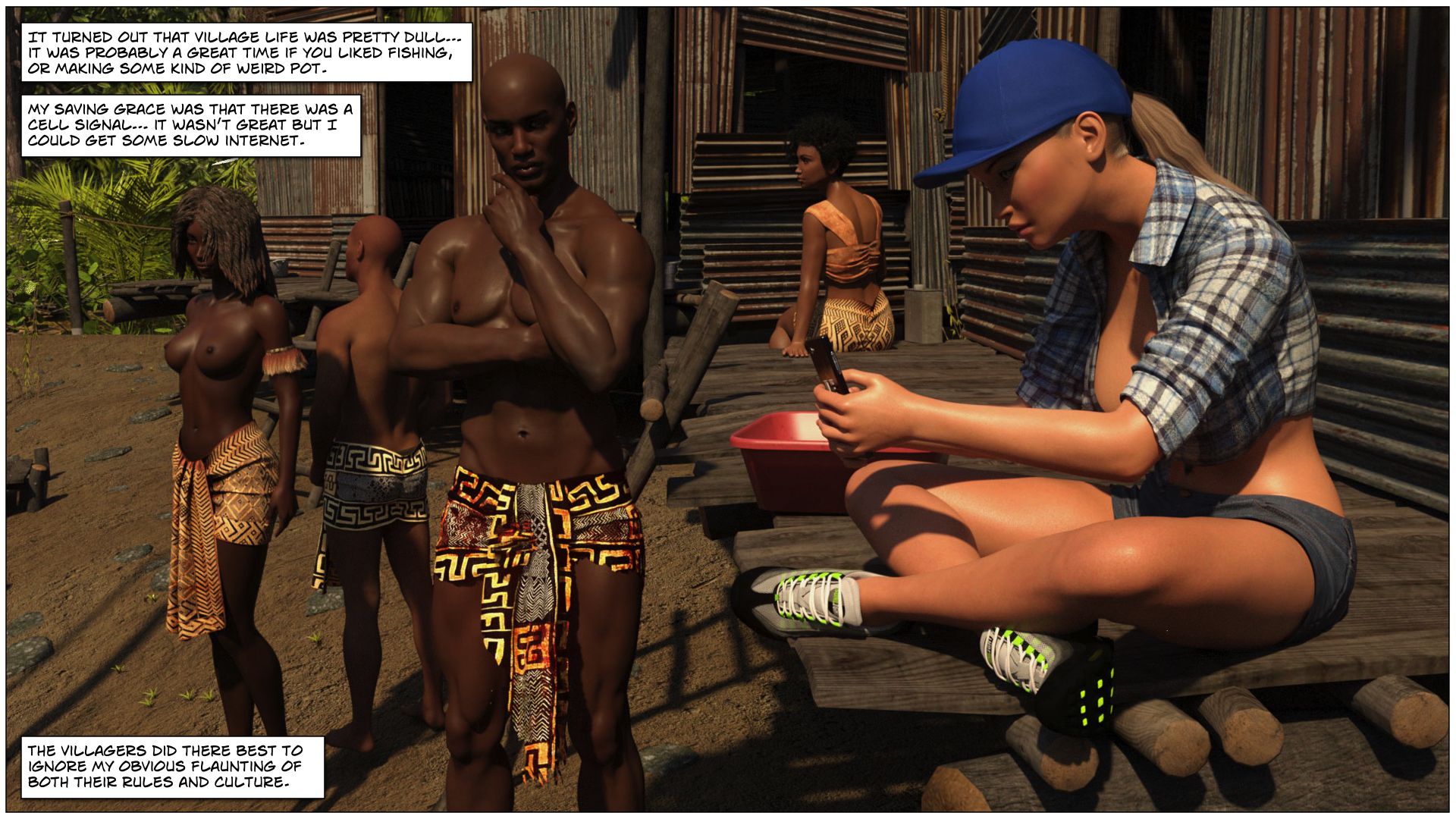 Blackmaled [Sexy3DComics] Lenka's Story 1 - Page 52