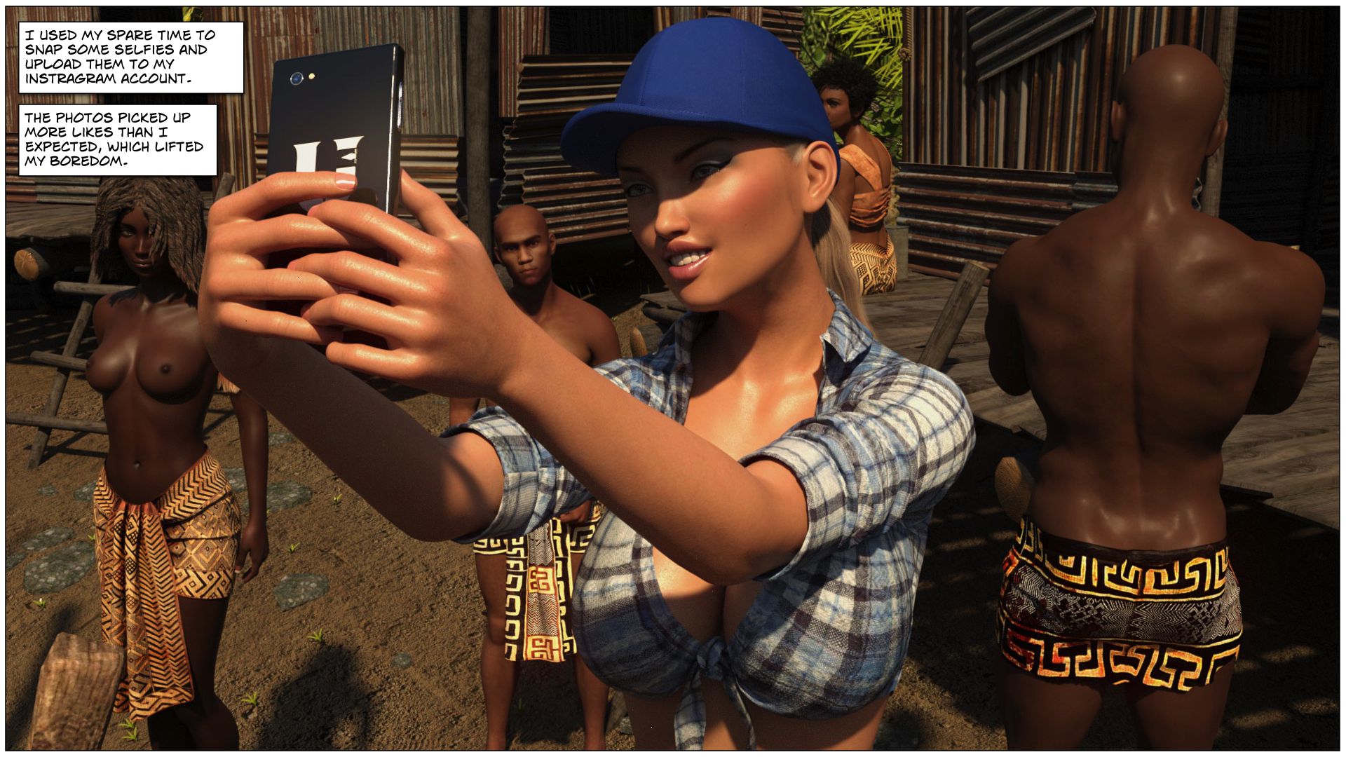 Blackmaled [Sexy3DComics] Lenka's Story 1 - Page 53