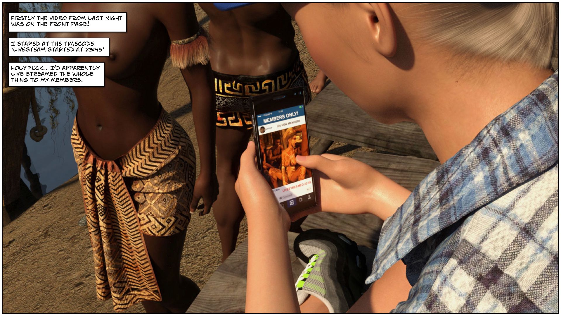 Blackmaled [Sexy3DComics] Lenka's Story 2 - Page 39