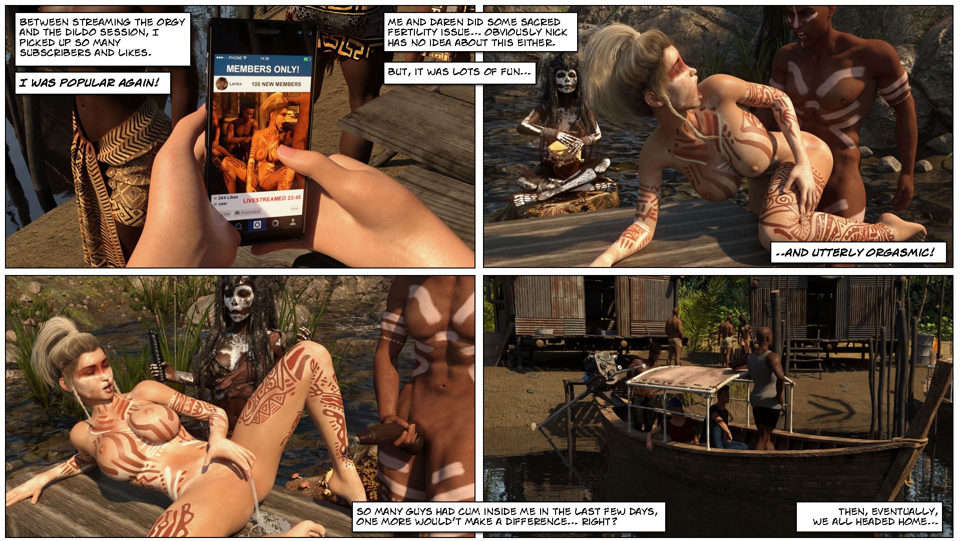 Blackmaled [Sexy3DComics] Lenka's Story 4 - Page 5