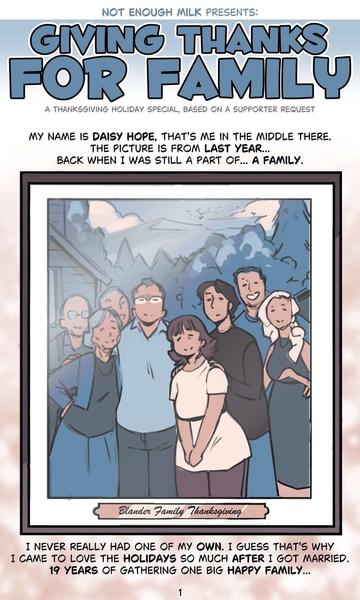 Giving Thanks for Family [NotEnoughMilk] Chapter 1 - Page 1