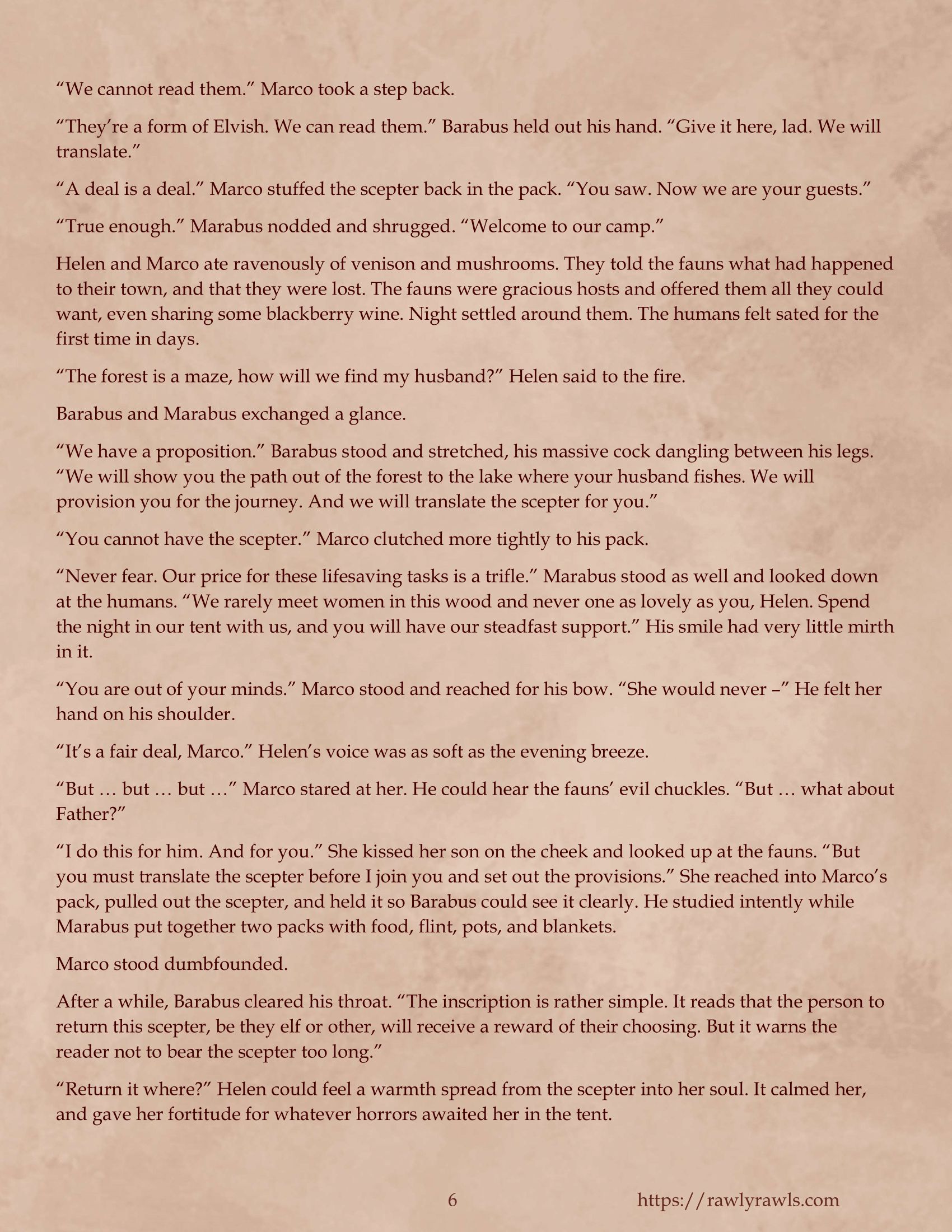 The Enchanted Scepter [Owusyr , RawlyRawls] Chapter 1 - Page 6