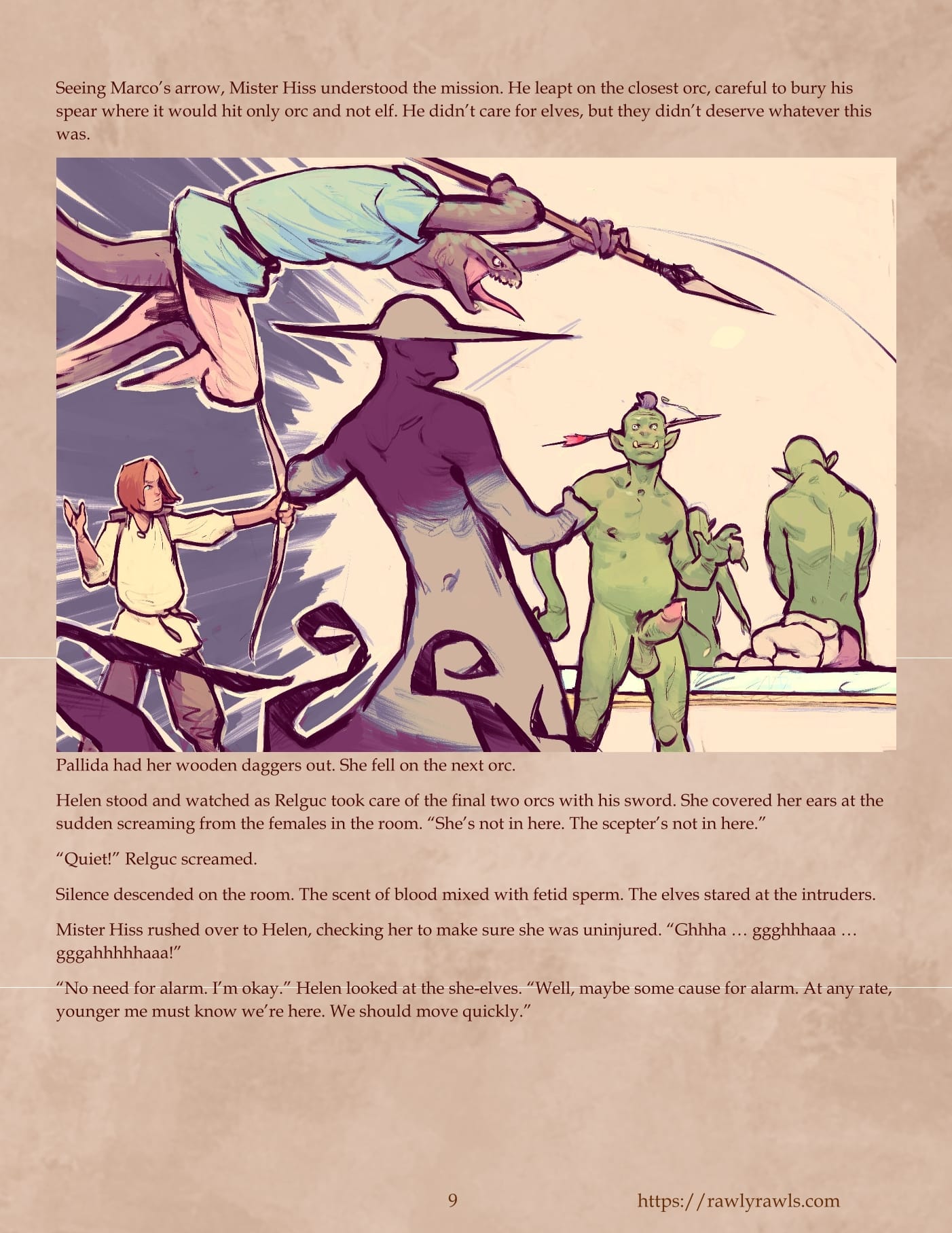 The Enchanted Scepter [Owusyr , RawlyRawls] Chapter 18 - Page 9