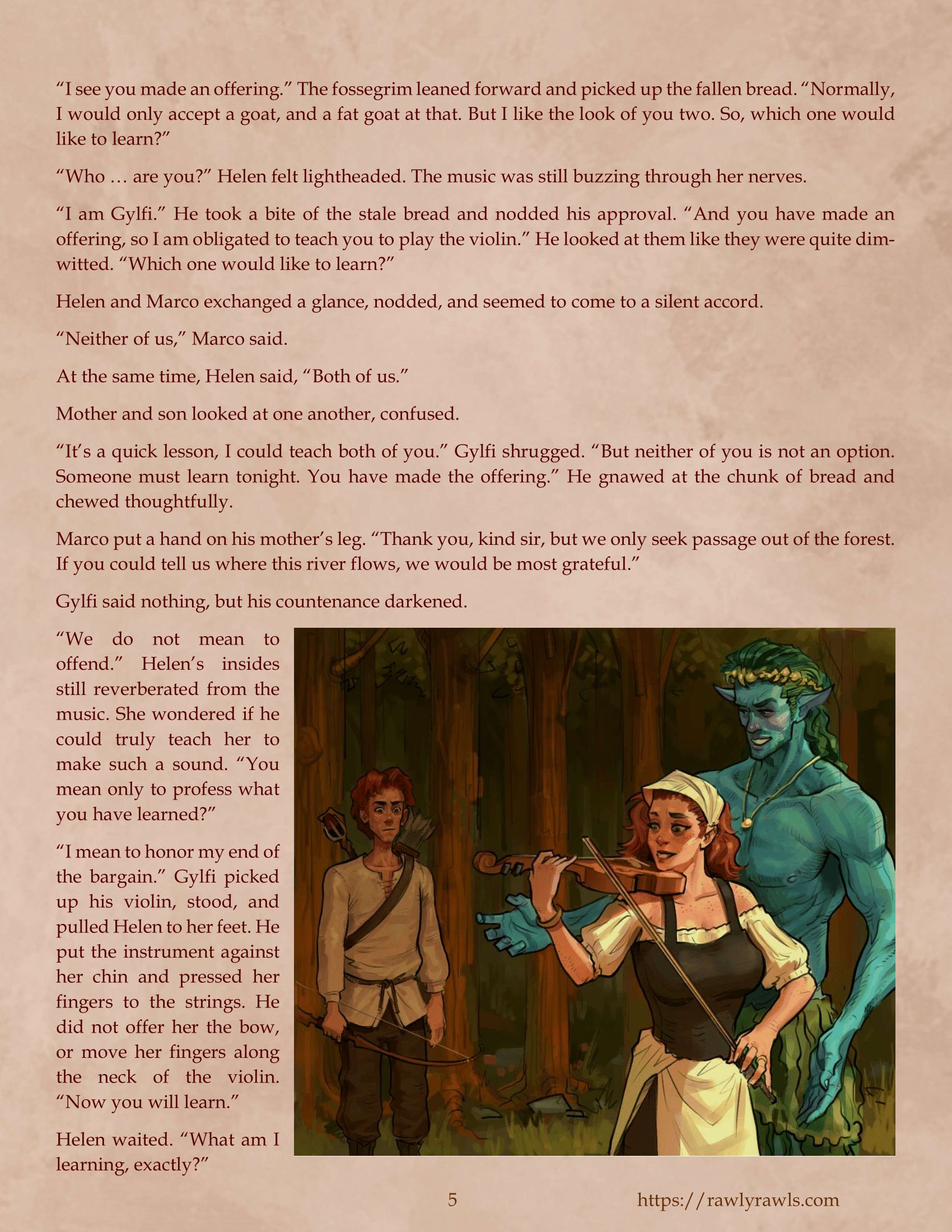 The Enchanted Scepter [Owusyr , RawlyRawls] Chapter 2 - Page 5