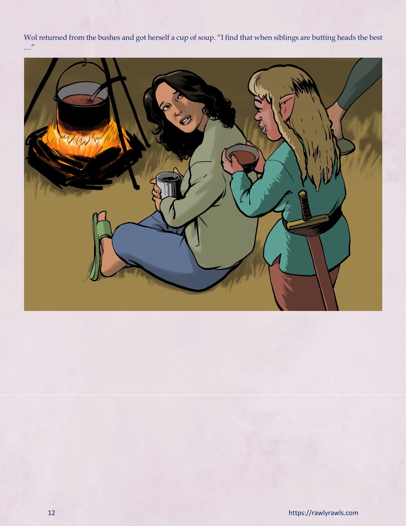 The Warlock Of Claws [DixonLyrax , RawlyRawls] Chapter 10 - Page 12