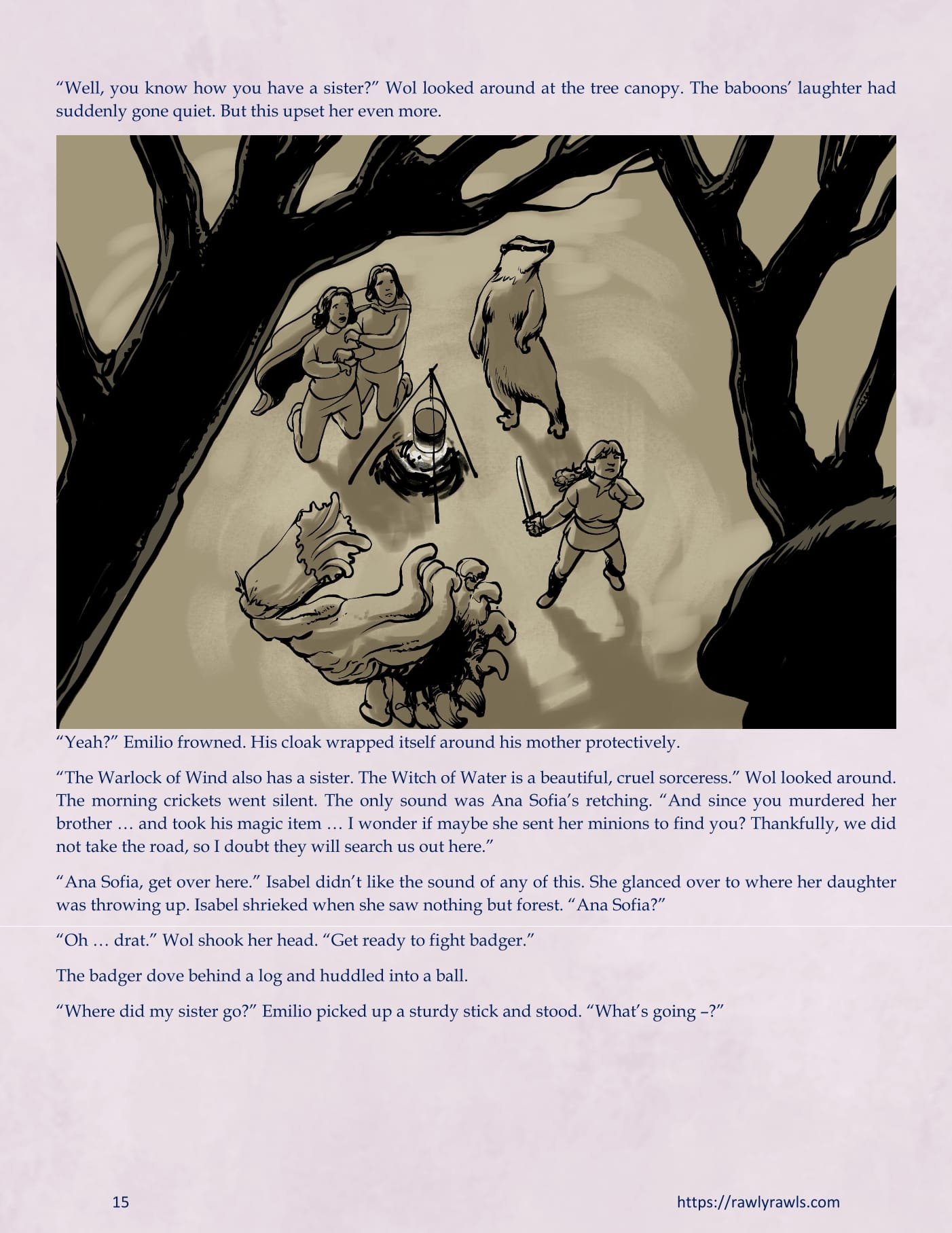 The Warlock Of Claws [DixonLyrax , RawlyRawls] Chapter 10 - Page 15
