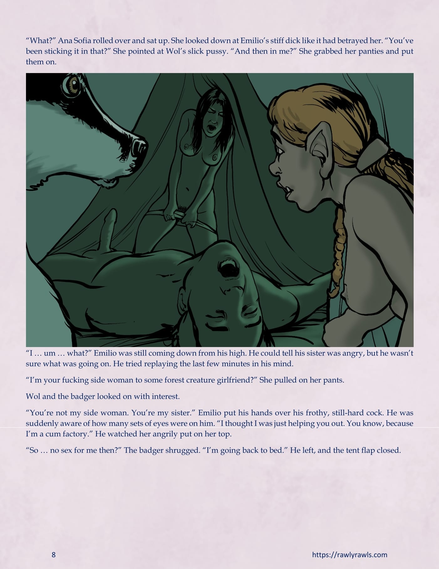 The Warlock Of Claws [DixonLyrax , RawlyRawls] Chapter 10 - Page 8