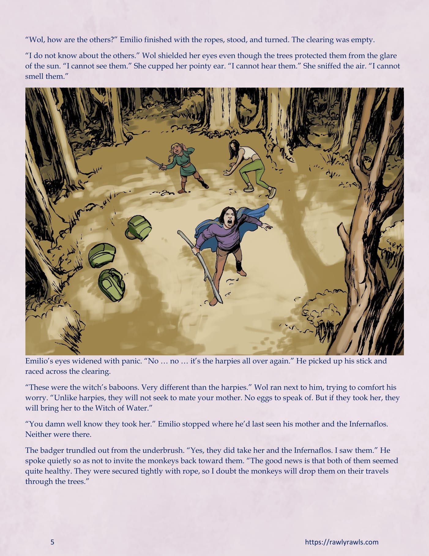 The Warlock Of Claws [DixonLyrax , RawlyRawls] Chapter 11 - Page 5