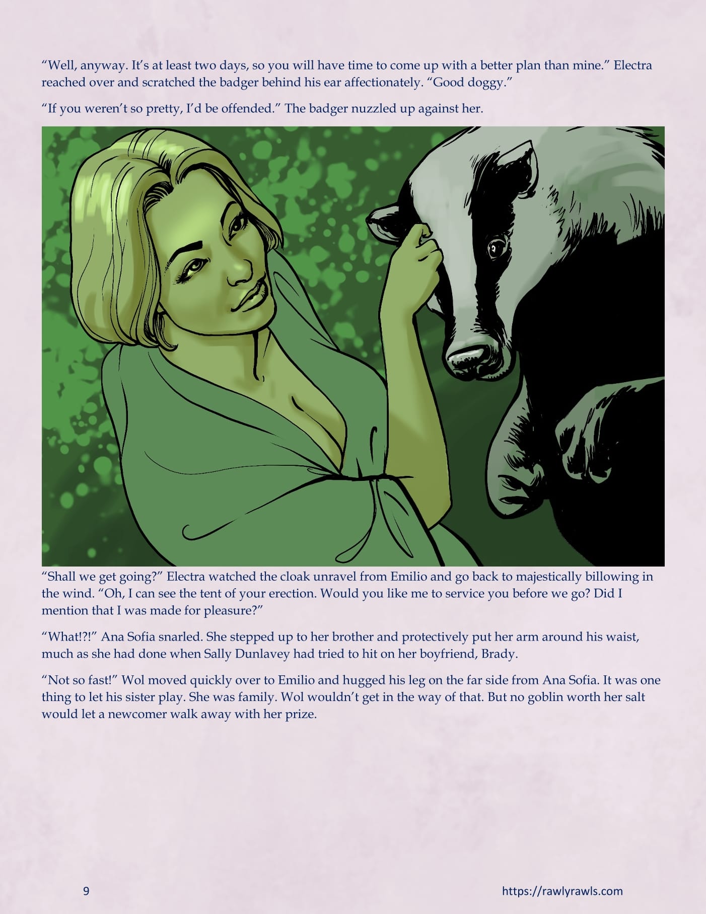 The Warlock Of Claws [DixonLyrax , RawlyRawls] Chapter 13 - Page 9