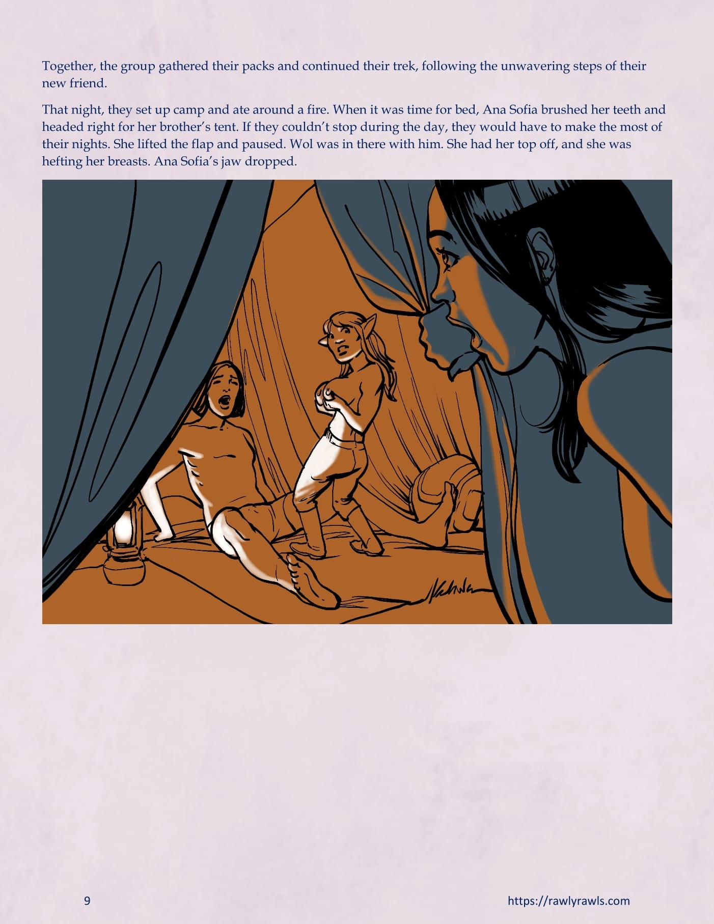 The Warlock Of Claws [DixonLyrax , RawlyRawls] Chapter 14 - Page 9