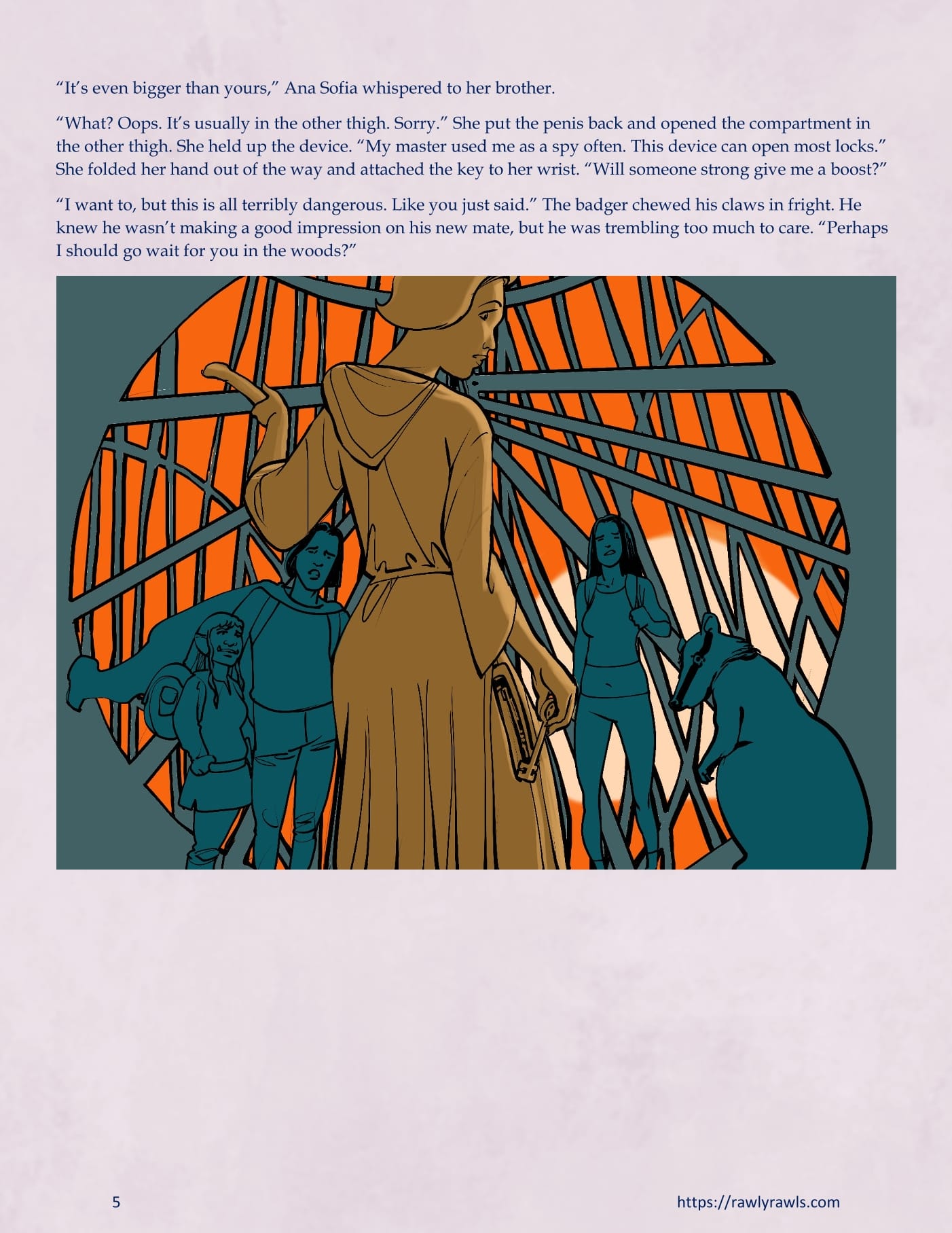 The Warlock Of Claws [DixonLyrax , RawlyRawls] Chapter 17 - Page 5