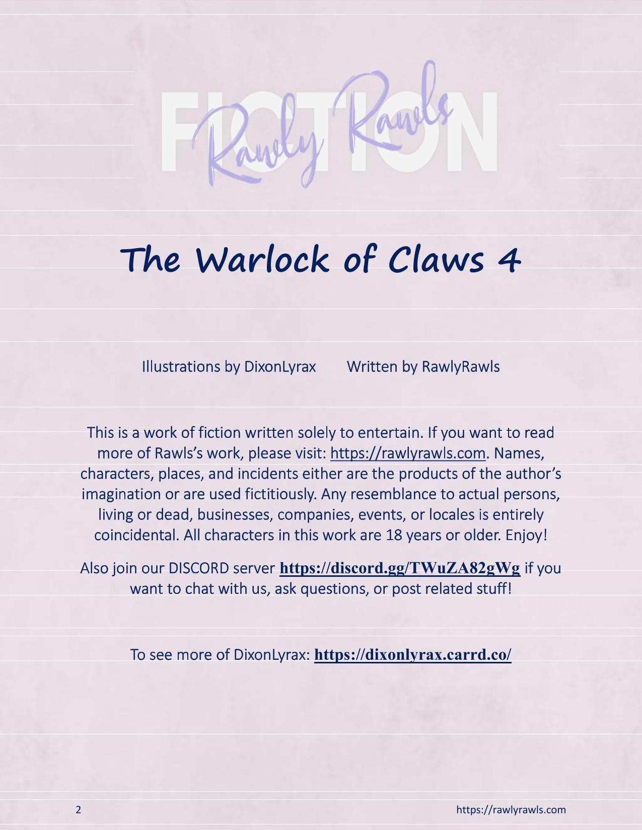 The Warlock Of Claws [DixonLyrax , RawlyRawls] Chapter 4 - Page 2