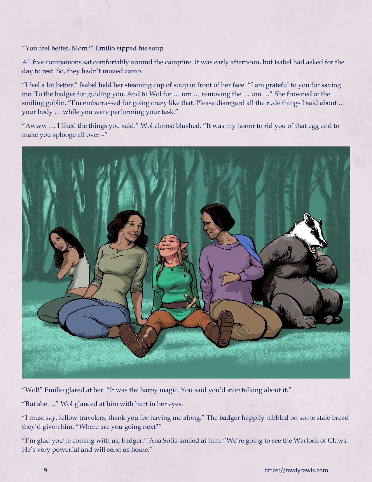 The Warlock Of Claws [DixonLyrax , RawlyRawls] Chapter 6 - Page 9