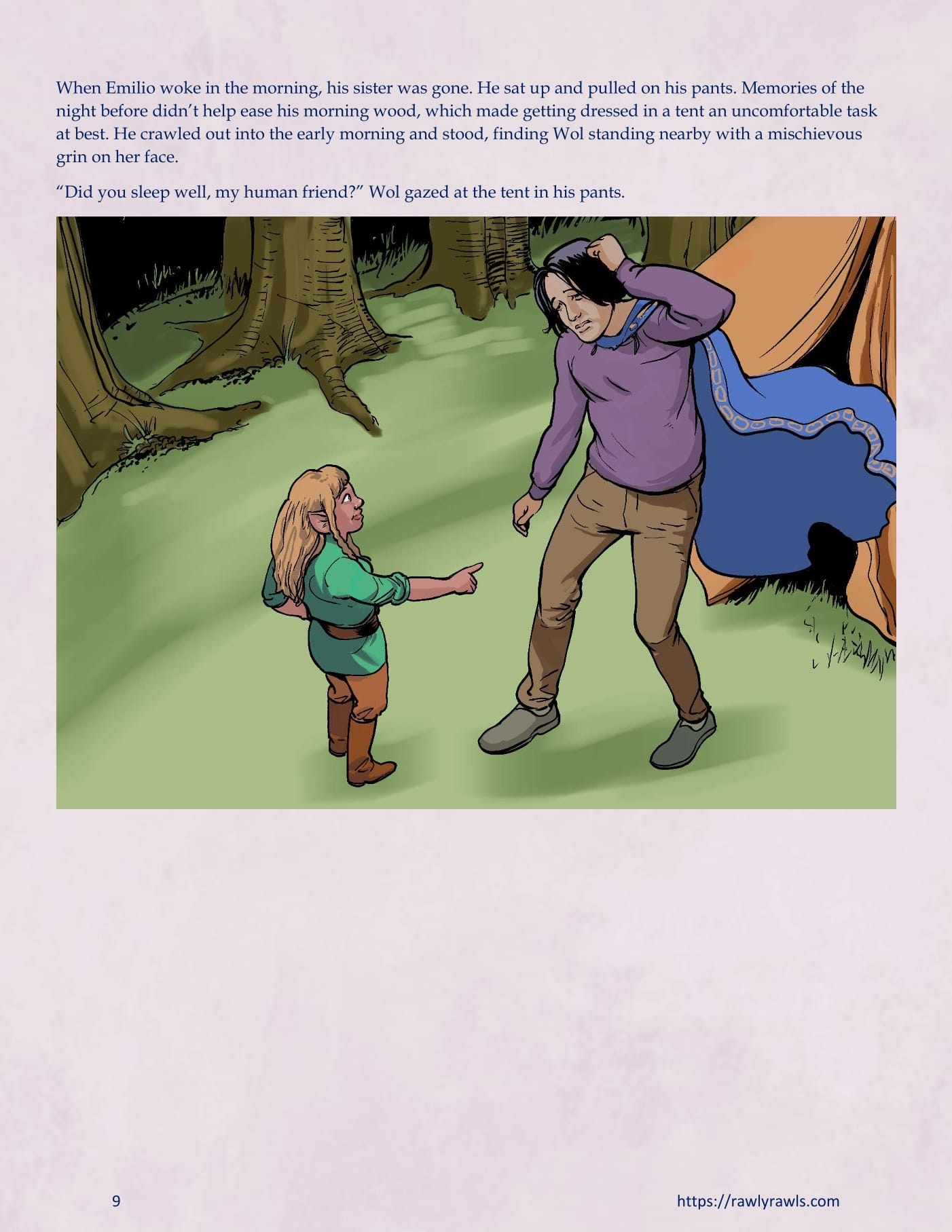 The Warlock Of Claws [DixonLyrax , RawlyRawls] Chapter 7 - Page 9