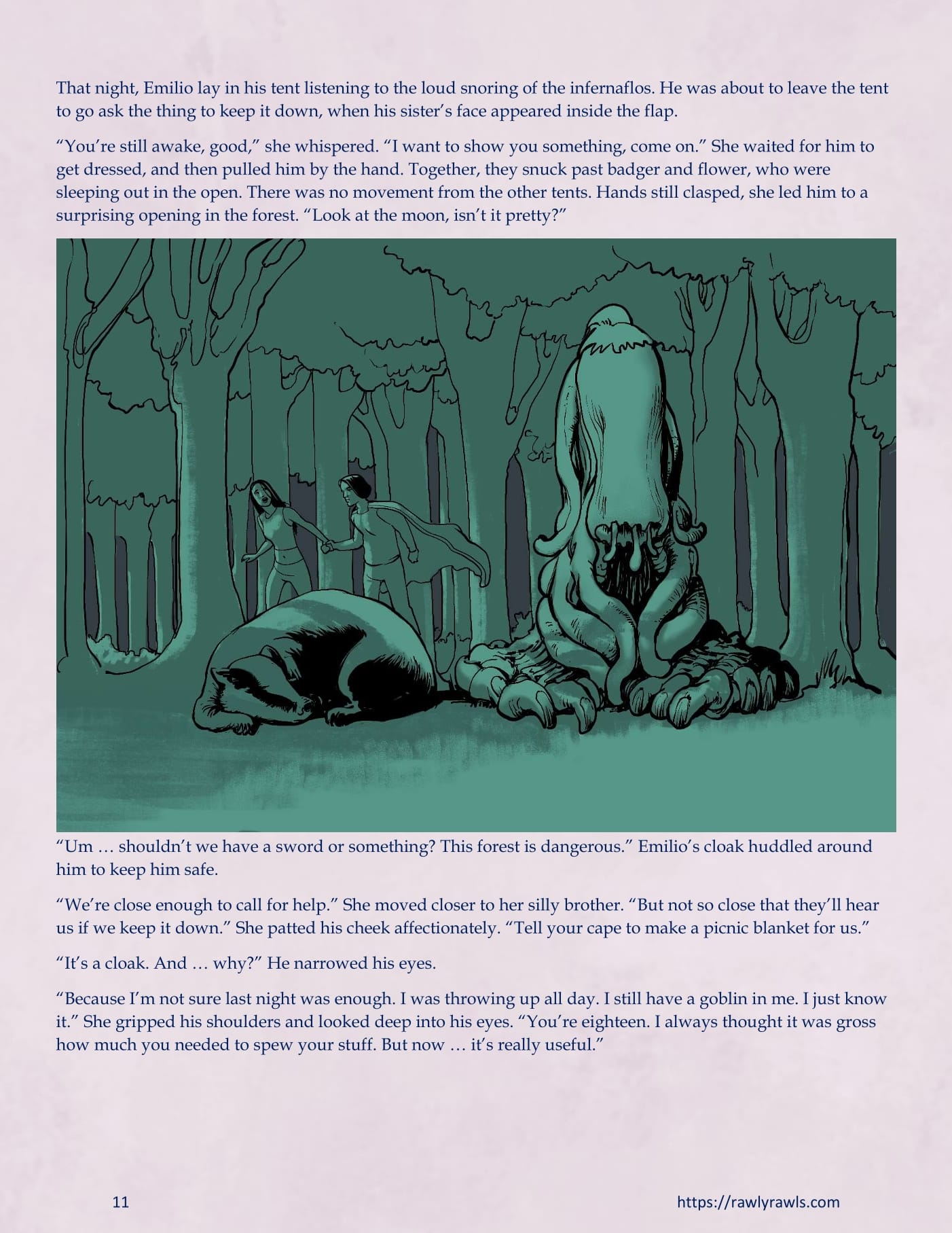The Warlock Of Claws [DixonLyrax , RawlyRawls] Chapter 8 - Page 11