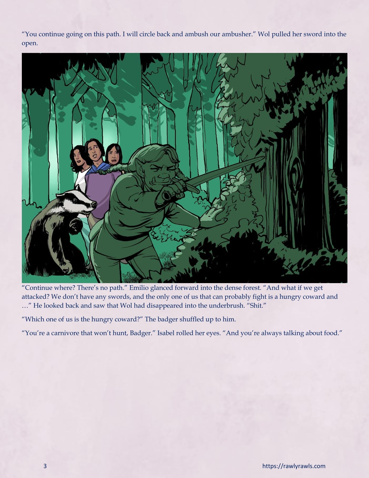 The Warlock Of Claws [DixonLyrax , RawlyRawls] Chapter 8 - Page 3