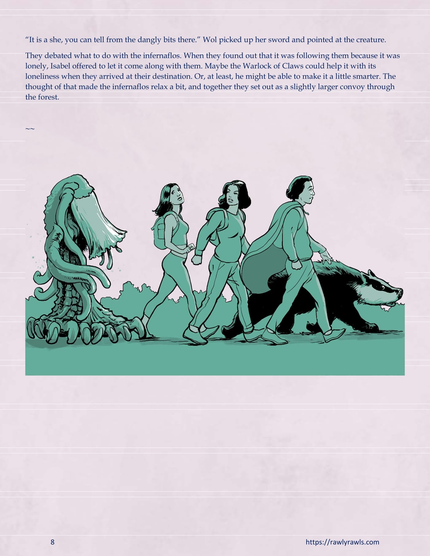 The Warlock Of Claws [DixonLyrax , RawlyRawls] Chapter 8 - Page 8