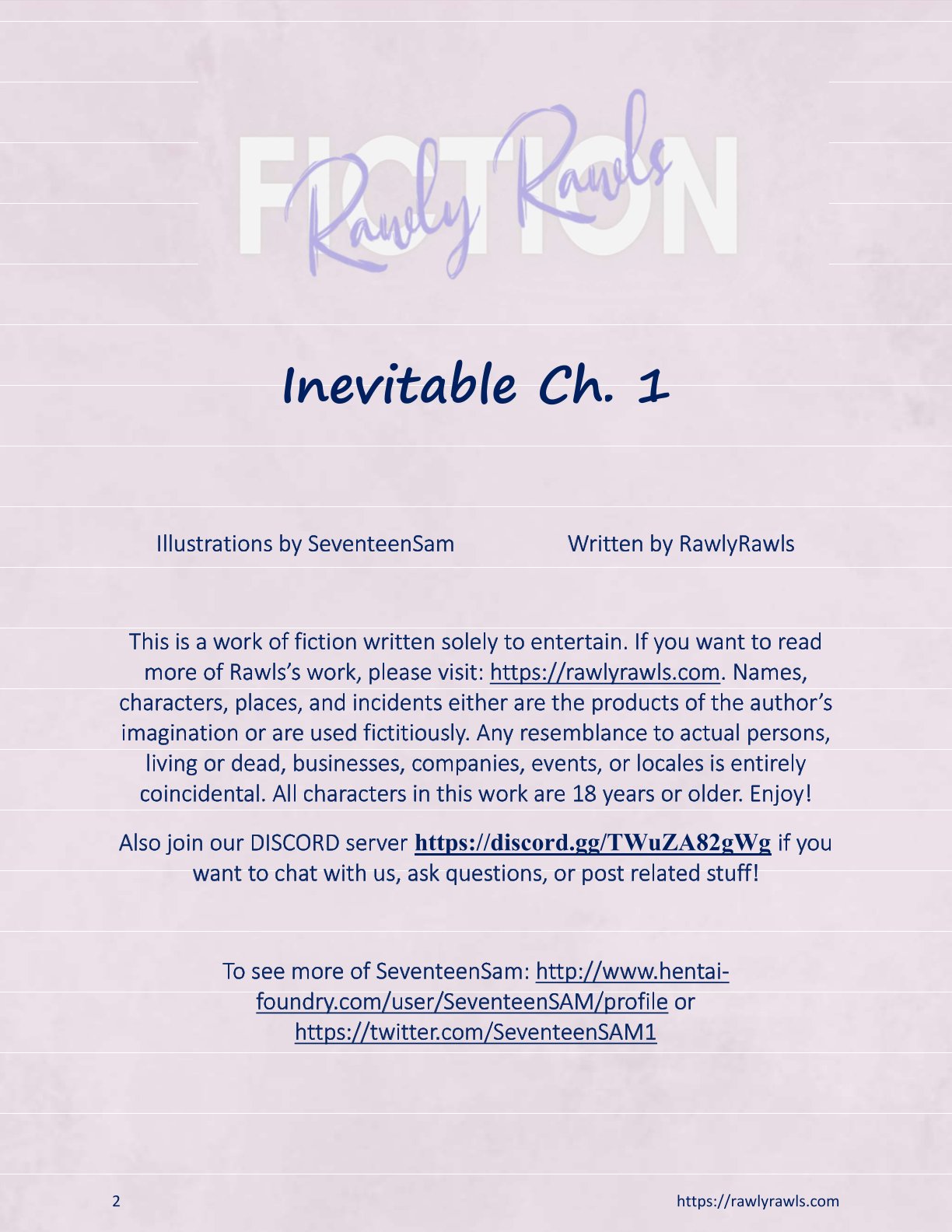 Inevitable [SeventeenSam , RawlyRawls] Chapter 1 - Page 2