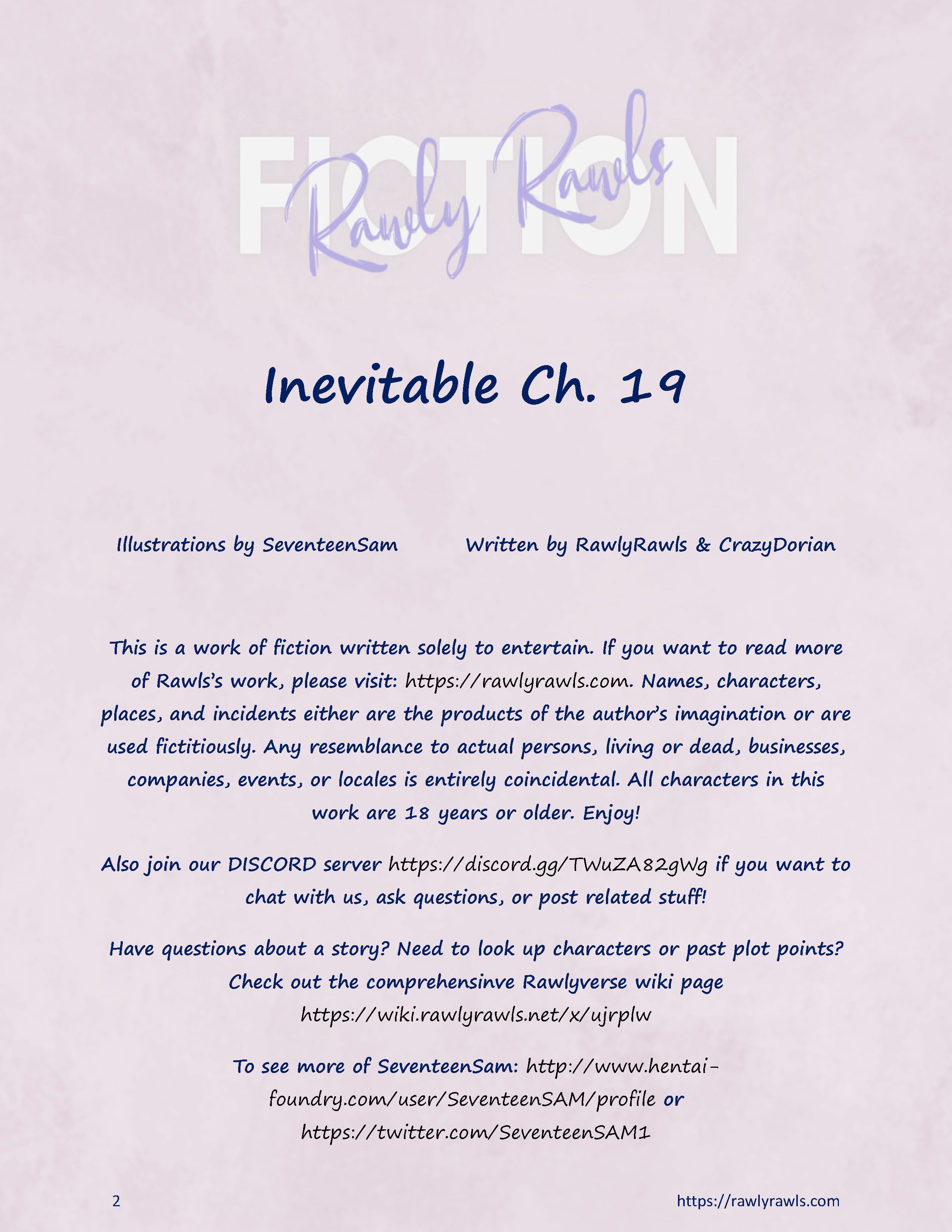 Inevitable [SeventeenSam , RawlyRawls] Chapter 19 - Page 2