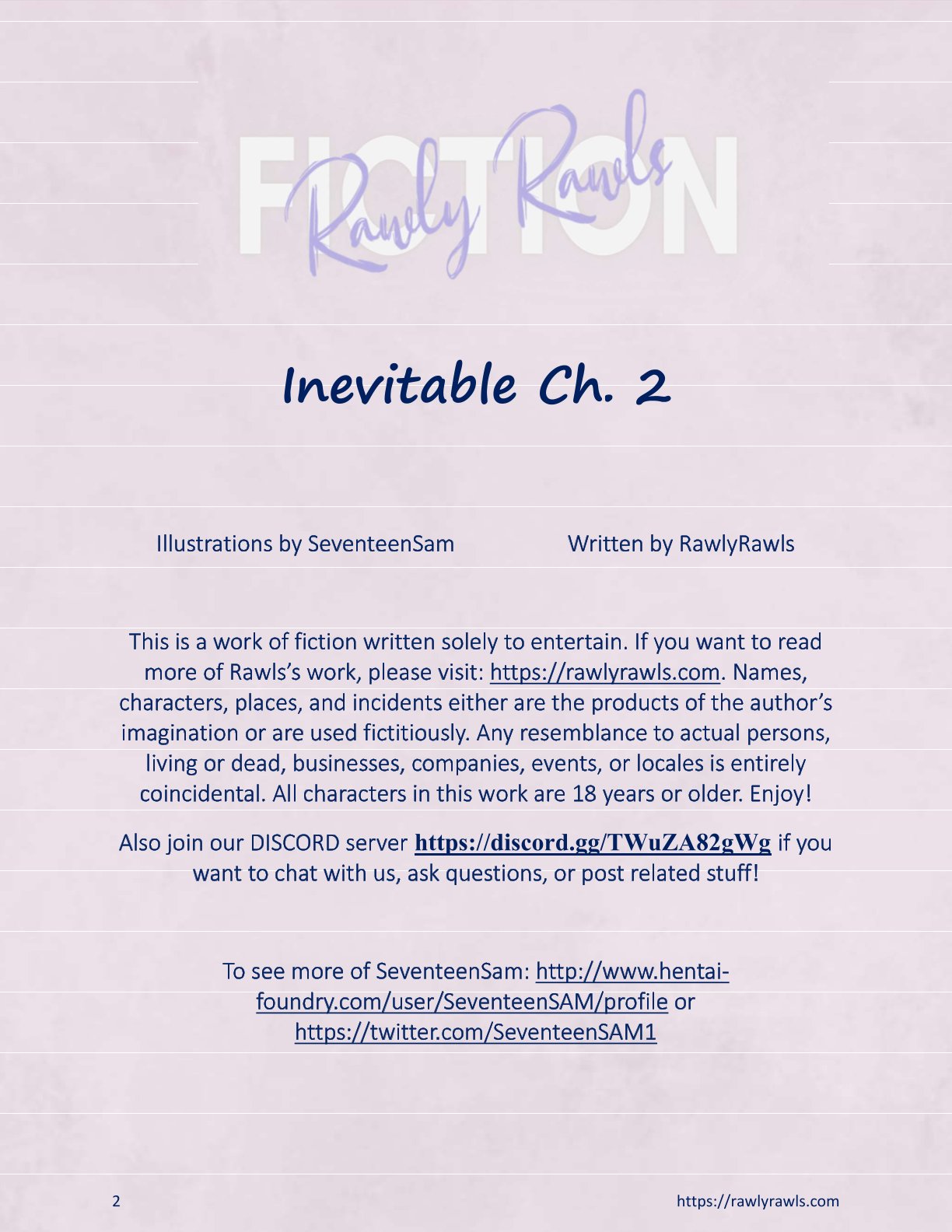 Inevitable [SeventeenSam , RawlyRawls] Chapter 2 - Page 2