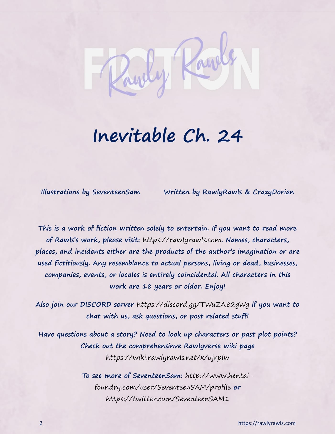 Inevitable [SeventeenSam , RawlyRawls] Chapter 24 - Page 2