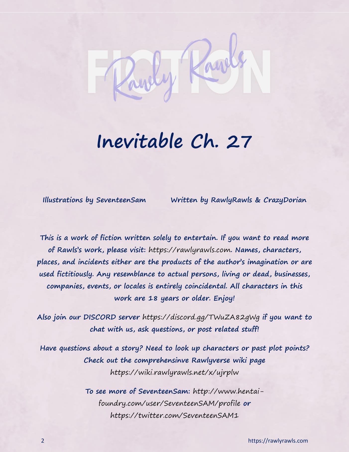 Inevitable [SeventeenSam , RawlyRawls] Chapter 27 - Page 2