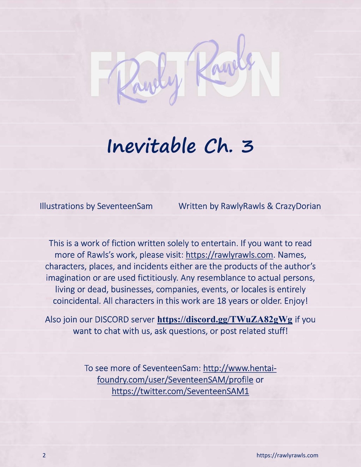 Inevitable [SeventeenSam , RawlyRawls] Chapter 3 - Page 2
