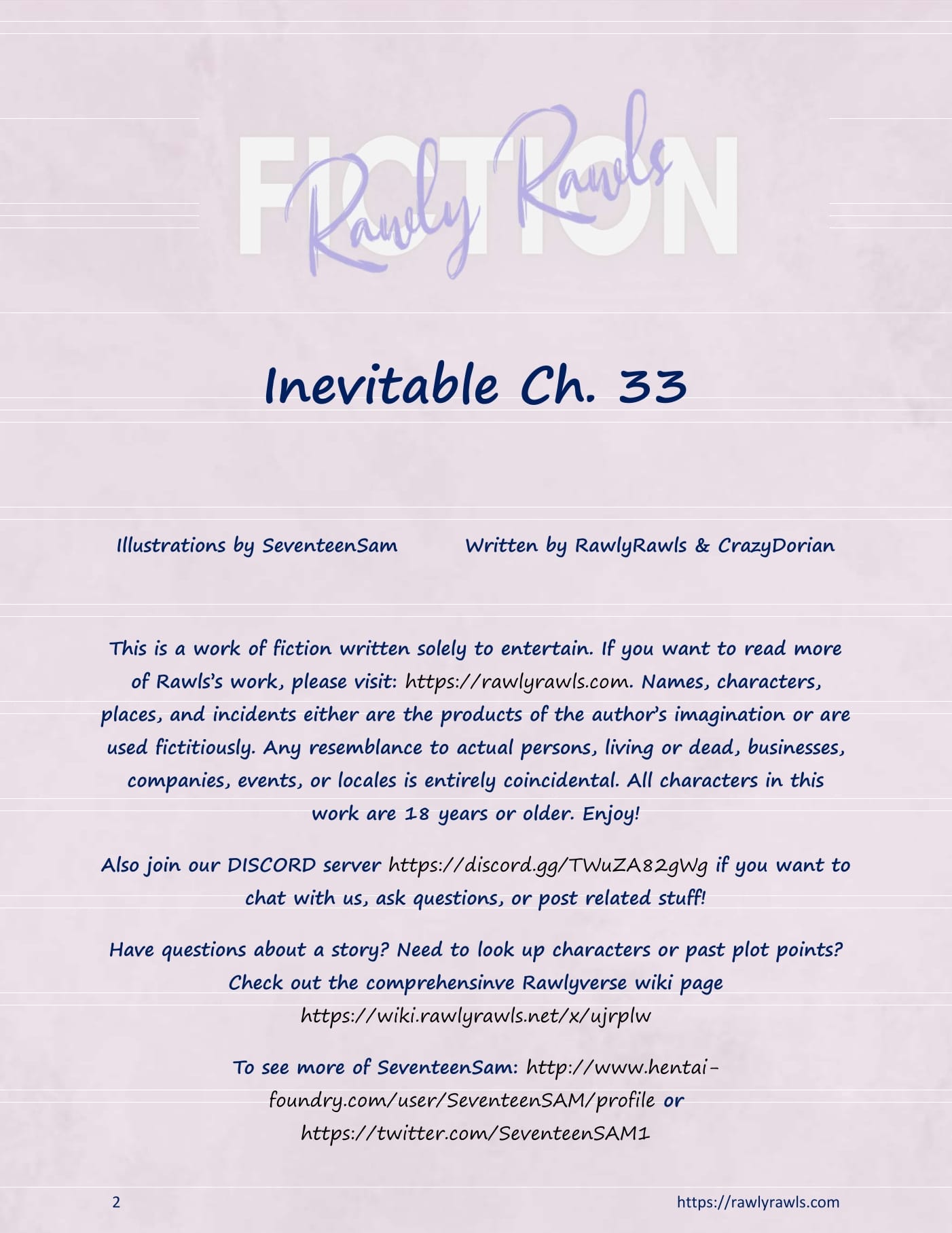 Inevitable [SeventeenSam , RawlyRawls] Chapter 33 - Page 2